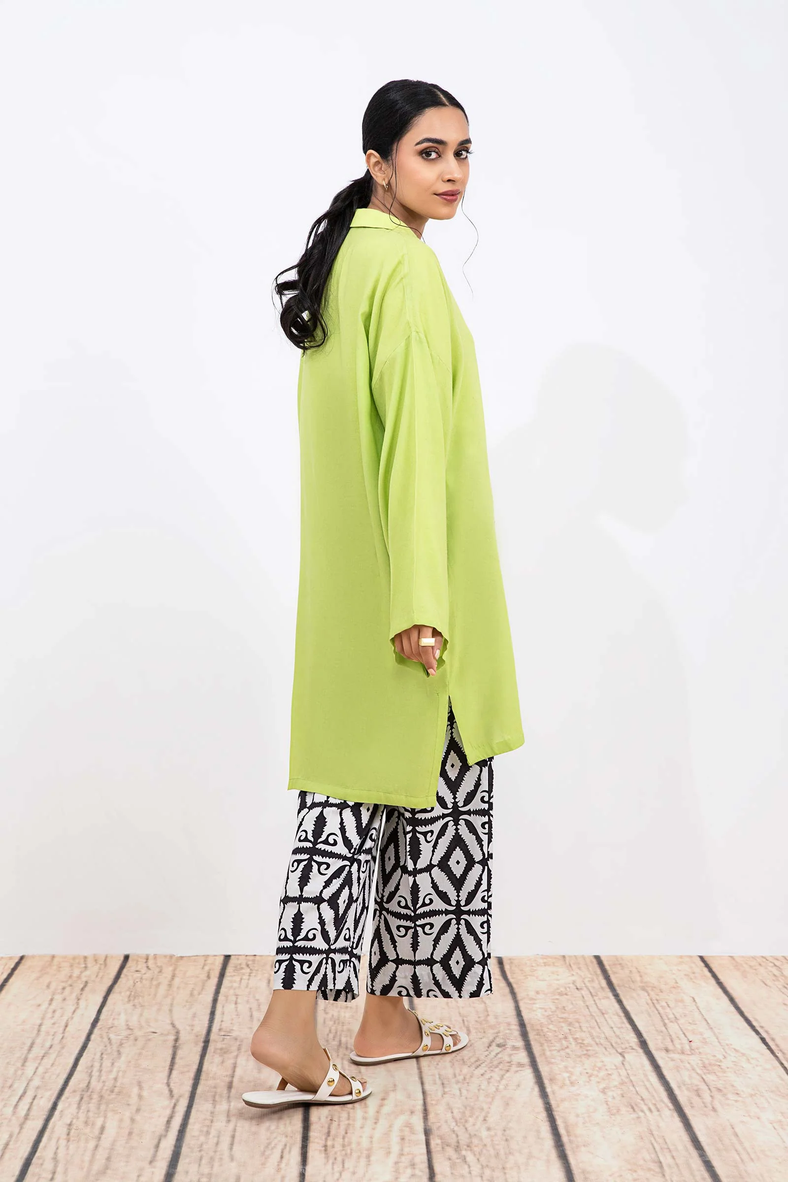 2 Piece Dyed Arabic Lawn Suit - Image 8