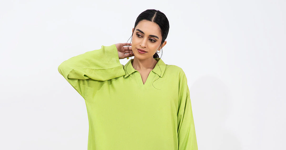2 Piece Dyed Arabic Lawn Suit - Image 9