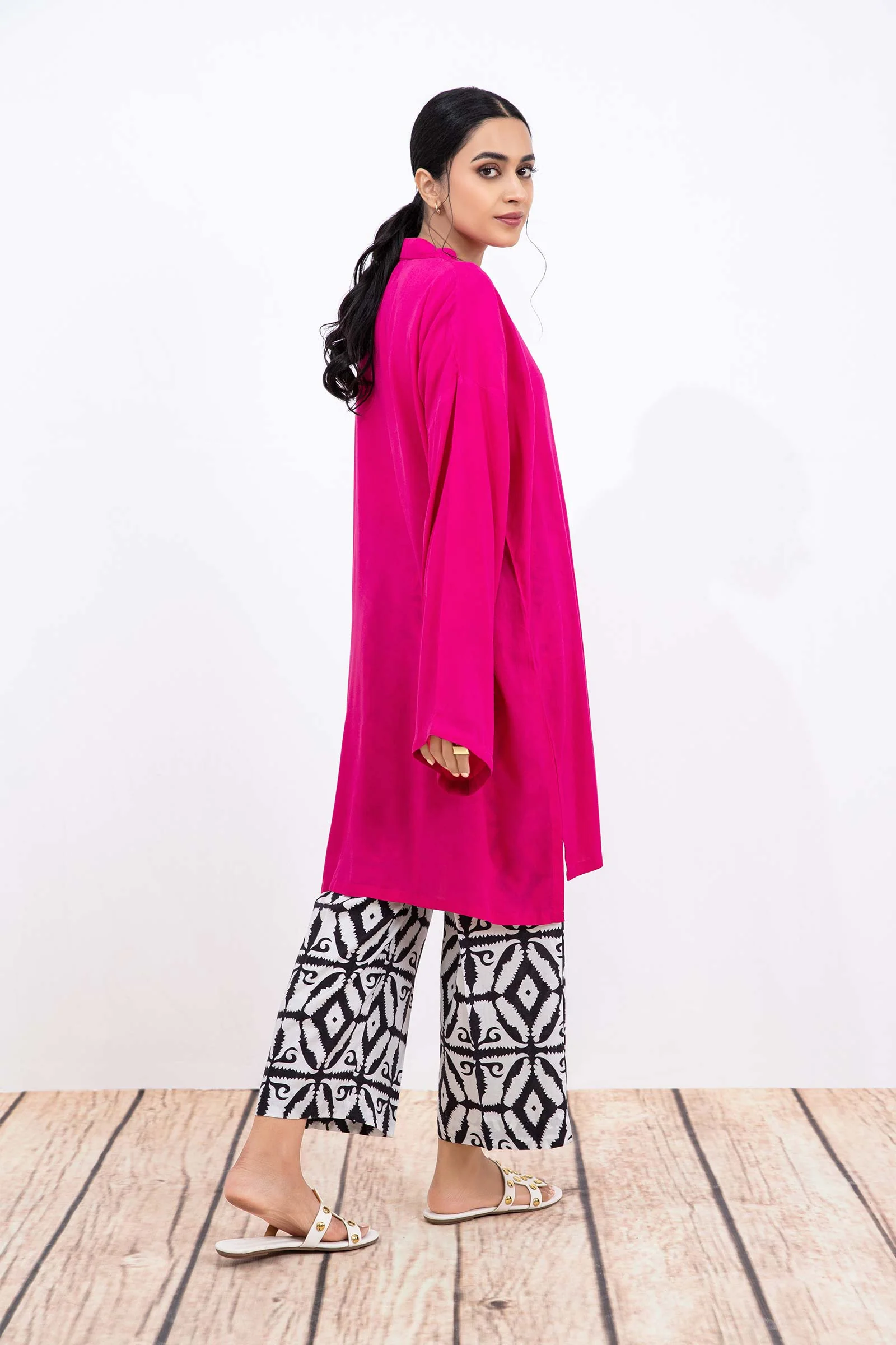 2 Piece Dyed Arabic Lawn Suit - Image 7
