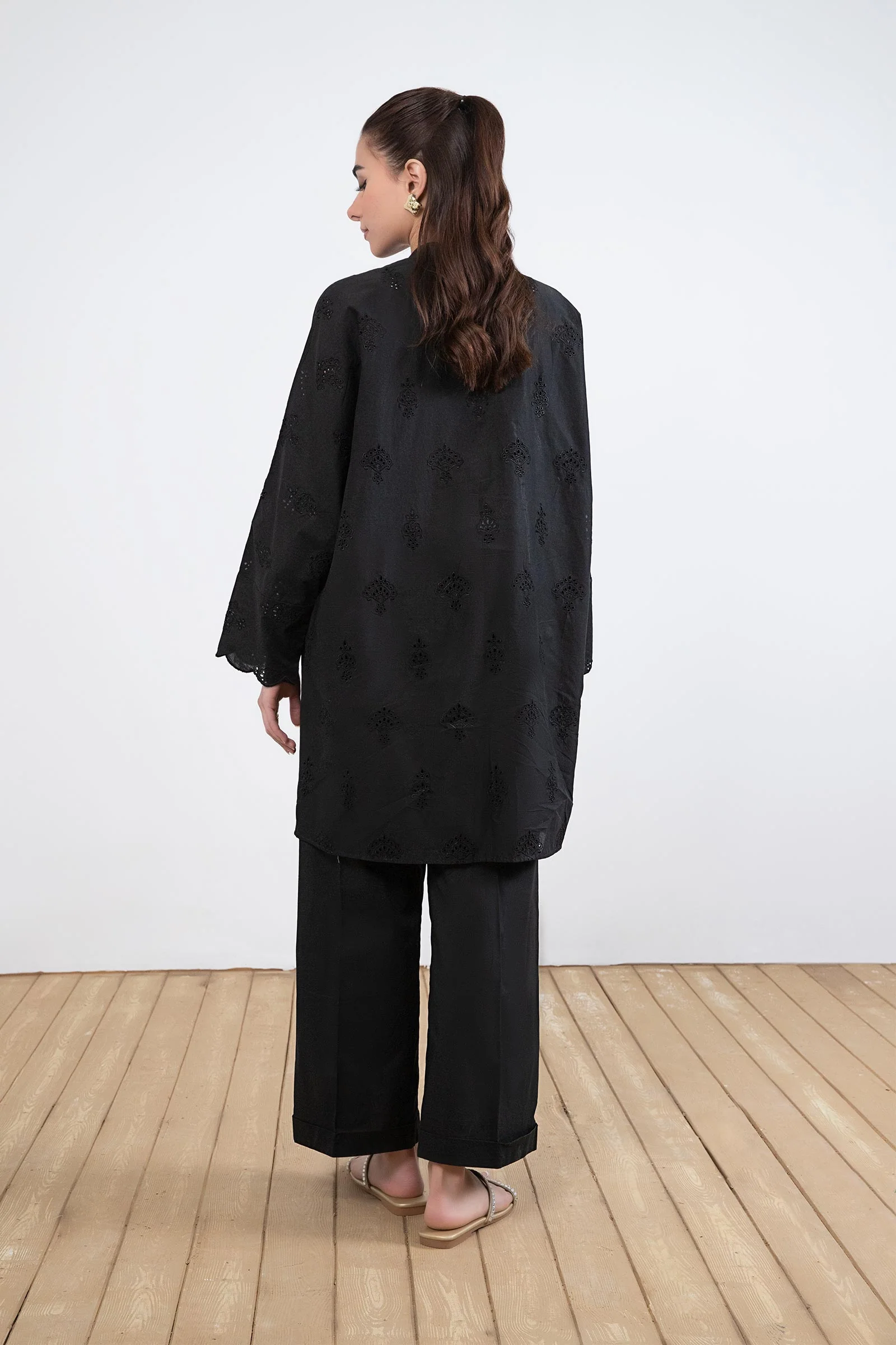 Embroidered Cambric Co-Ord Set - Image 10