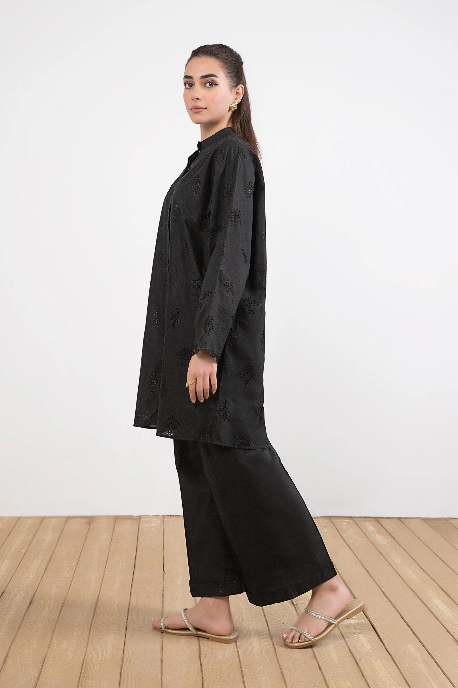 Embroidered Cambric Co-Ord Set - Image 9