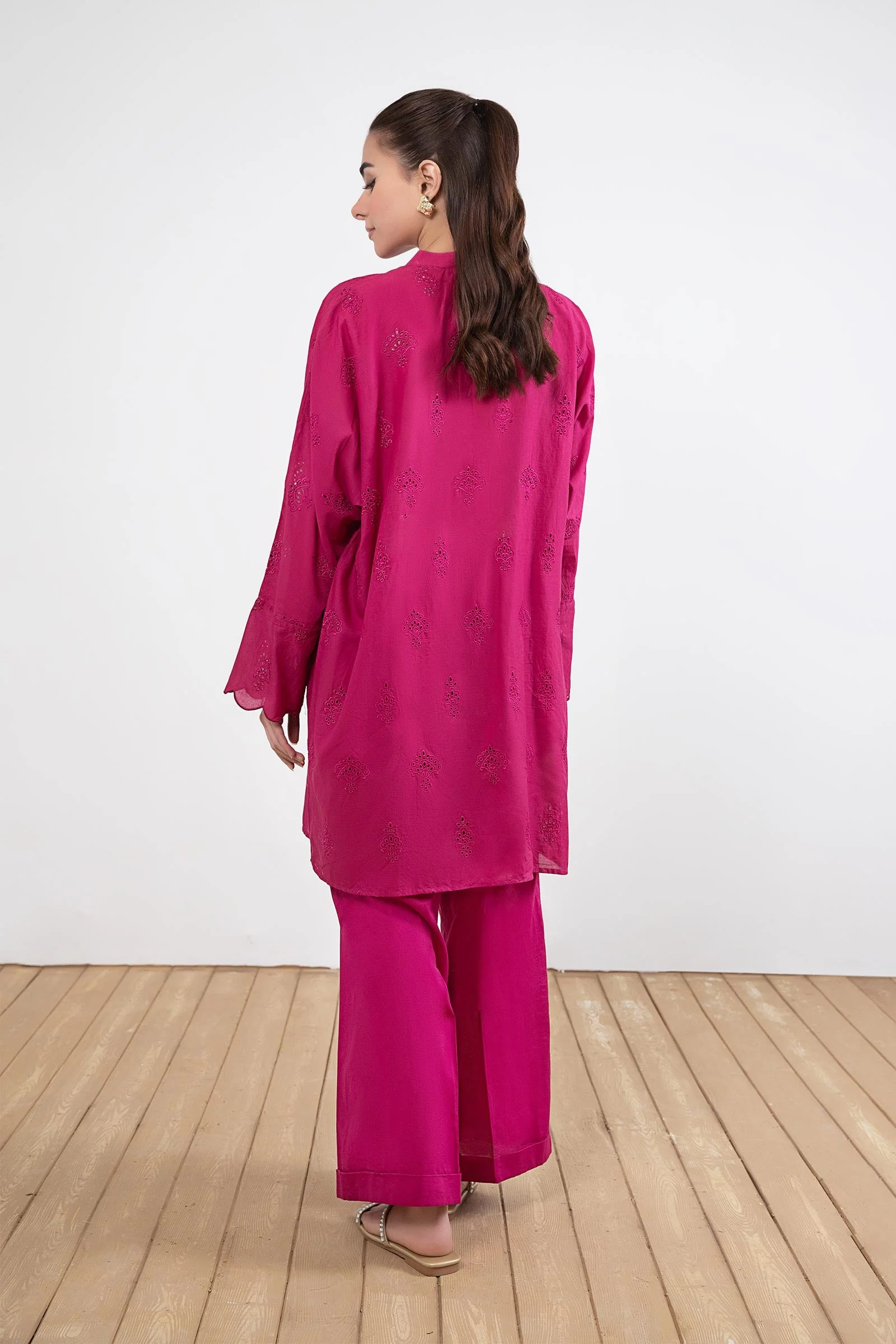 Embroidered Cambric Co-Ord Set - Image 7