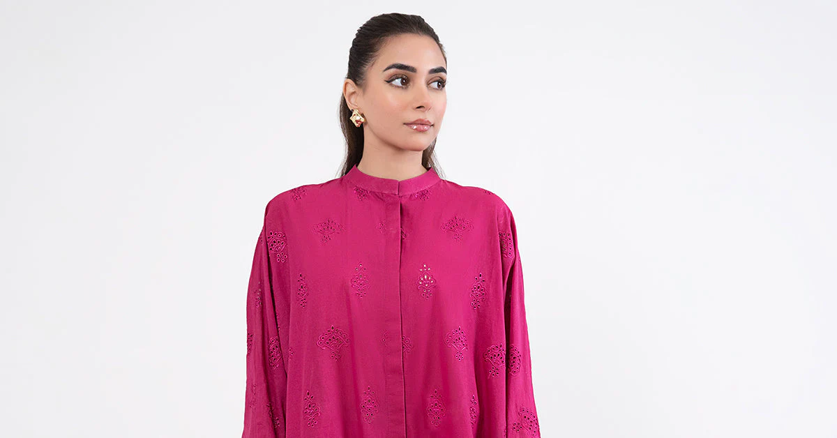 Embroidered Cambric Co-Ord Set - Image 8