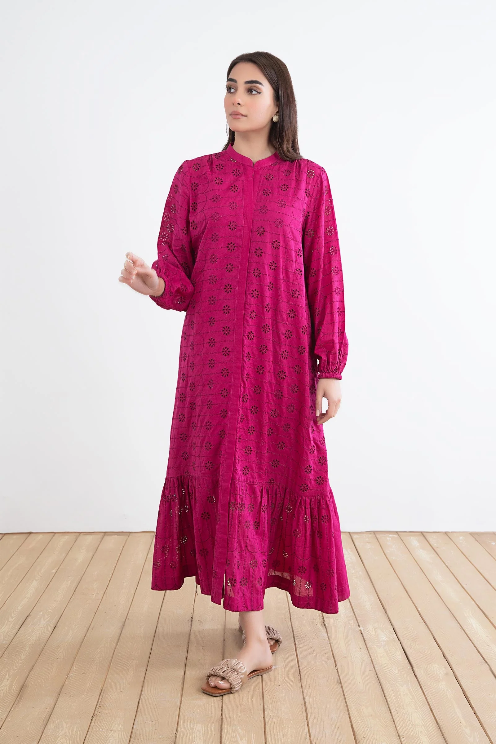 Embroidered Lawn Dress