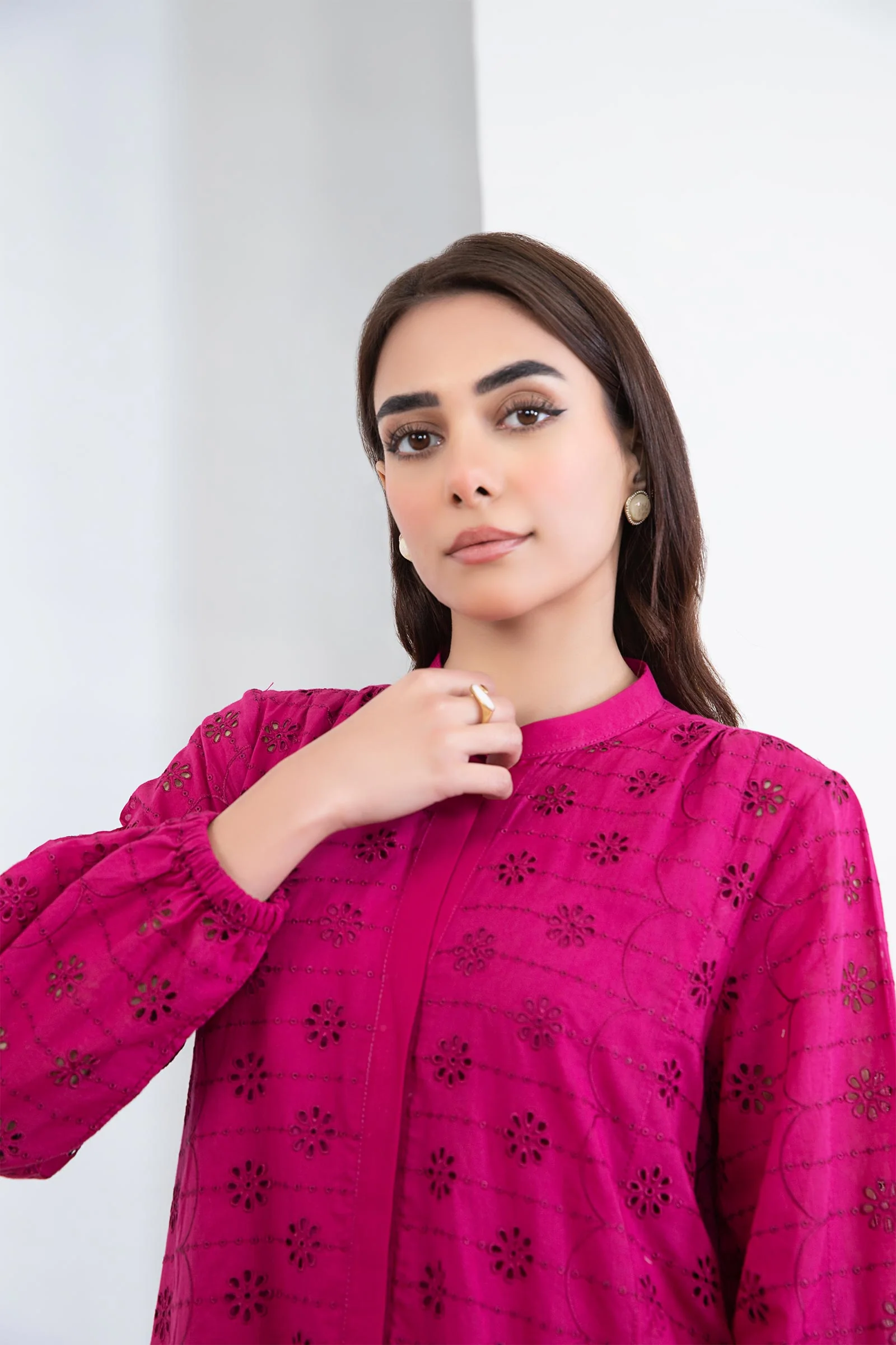 Embroidered Lawn Dress - Image 4