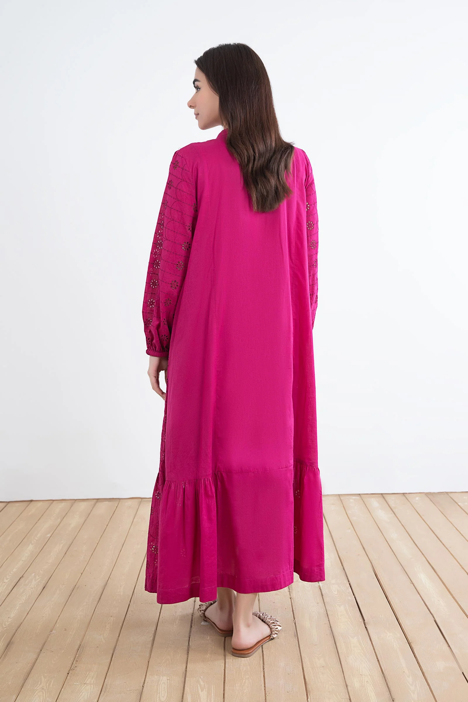 Embroidered Lawn Dress - Image 6