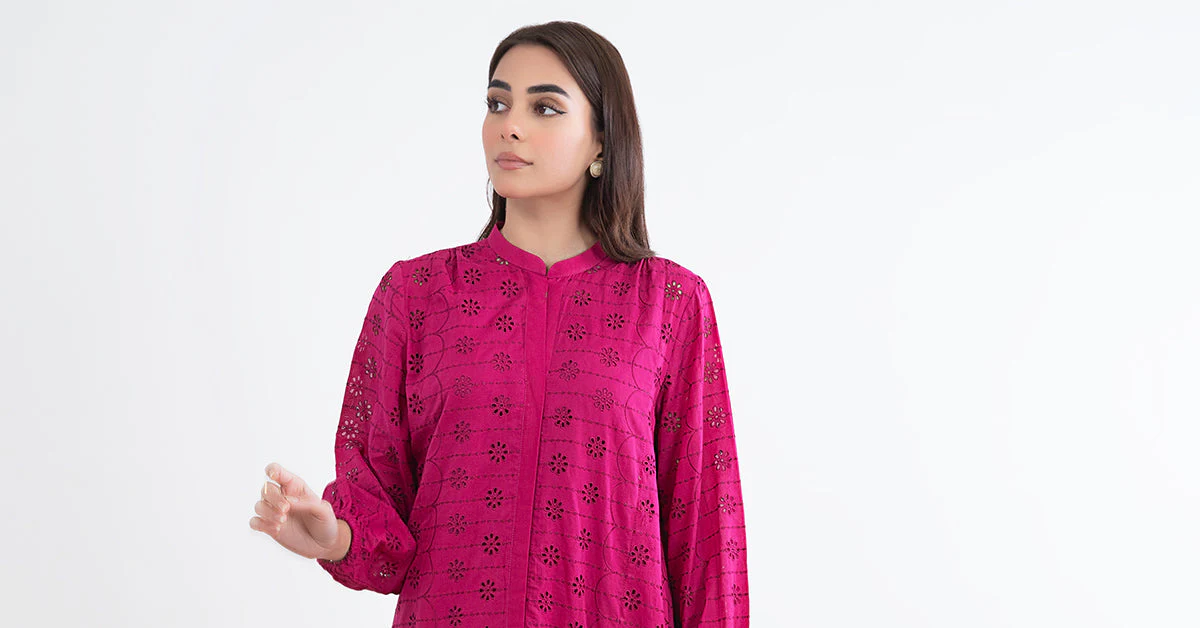 Embroidered Lawn Dress - Image 7