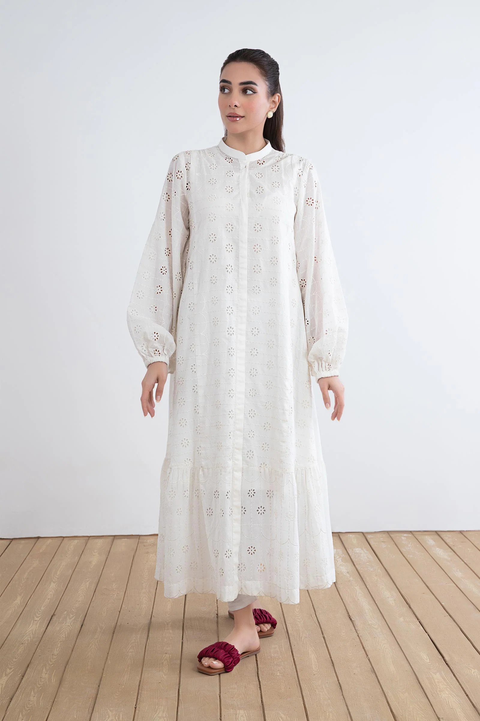 Embroidered Lawn Dress - Image 2