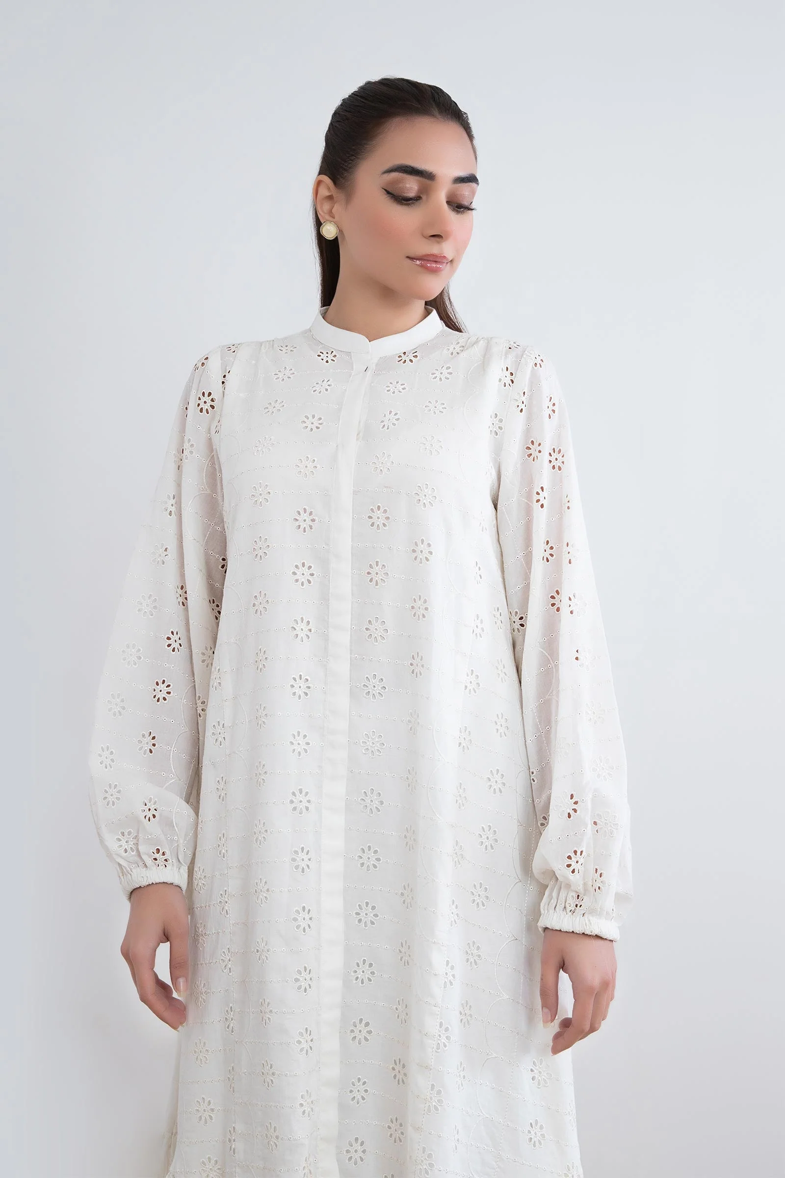 Embroidered Lawn Dress - Image 3