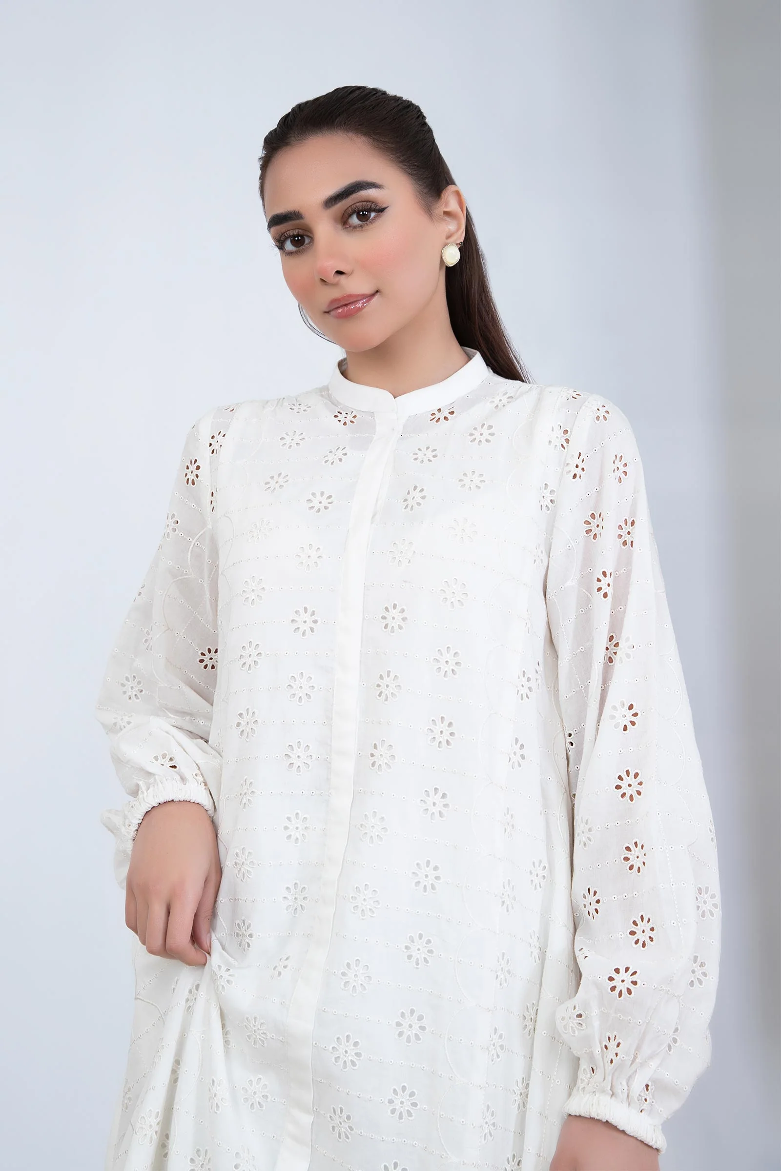 Embroidered Lawn Dress - Image 4