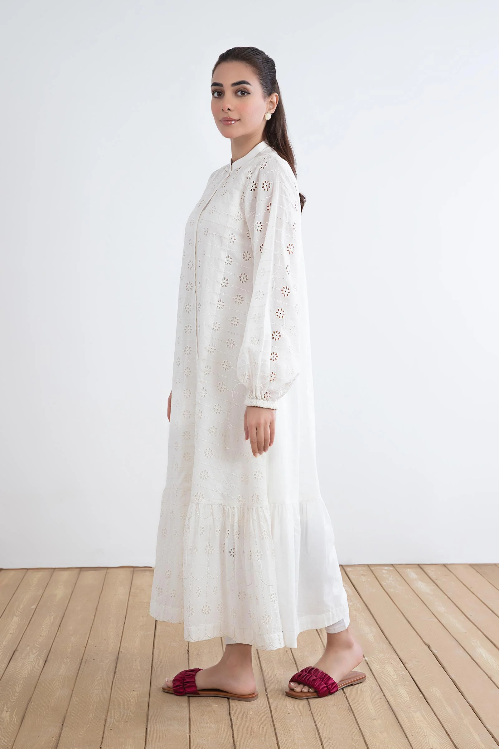 Embroidered Lawn Dress - Image 6