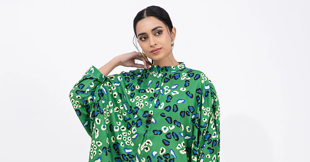 Printed Arabic Lawn Co-Ord Set - Image 9