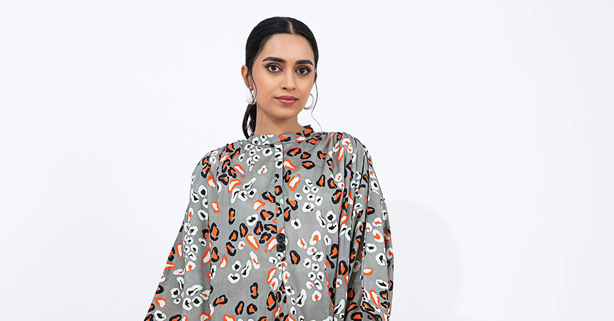 Printed Arabic Lawn Co-Ord Set - Image 10