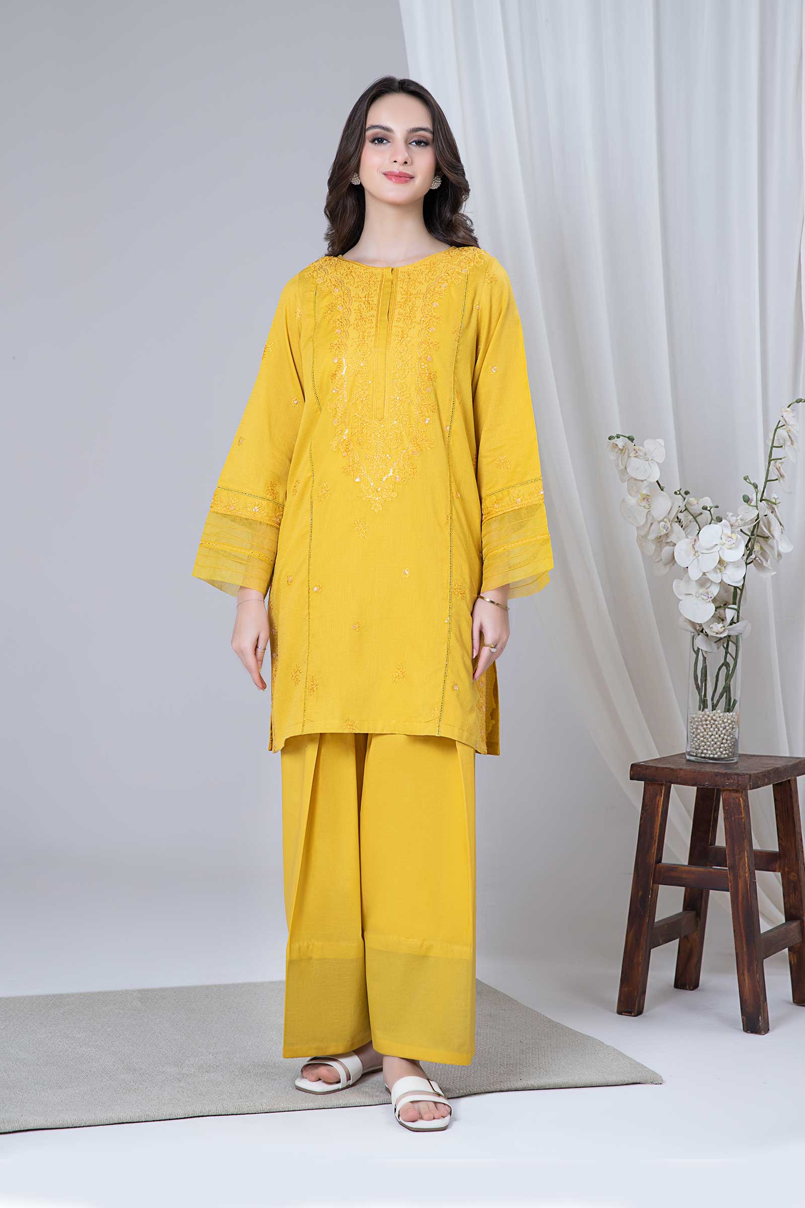 2 Piece Dyed Dobby Suit - Image 2
