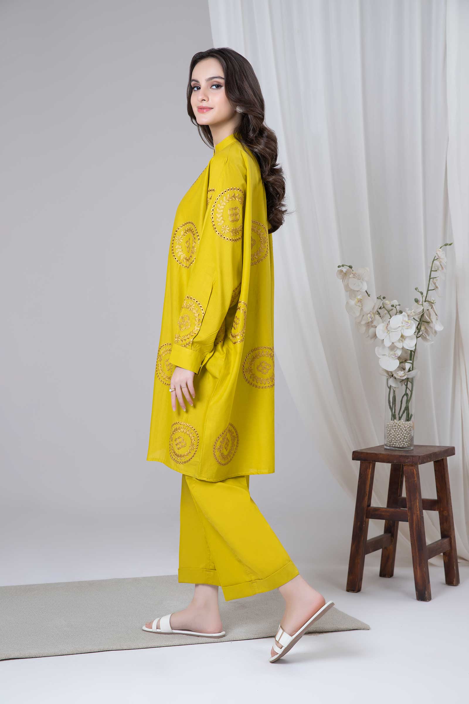 Embroidered Lawn Tunic - Image 6