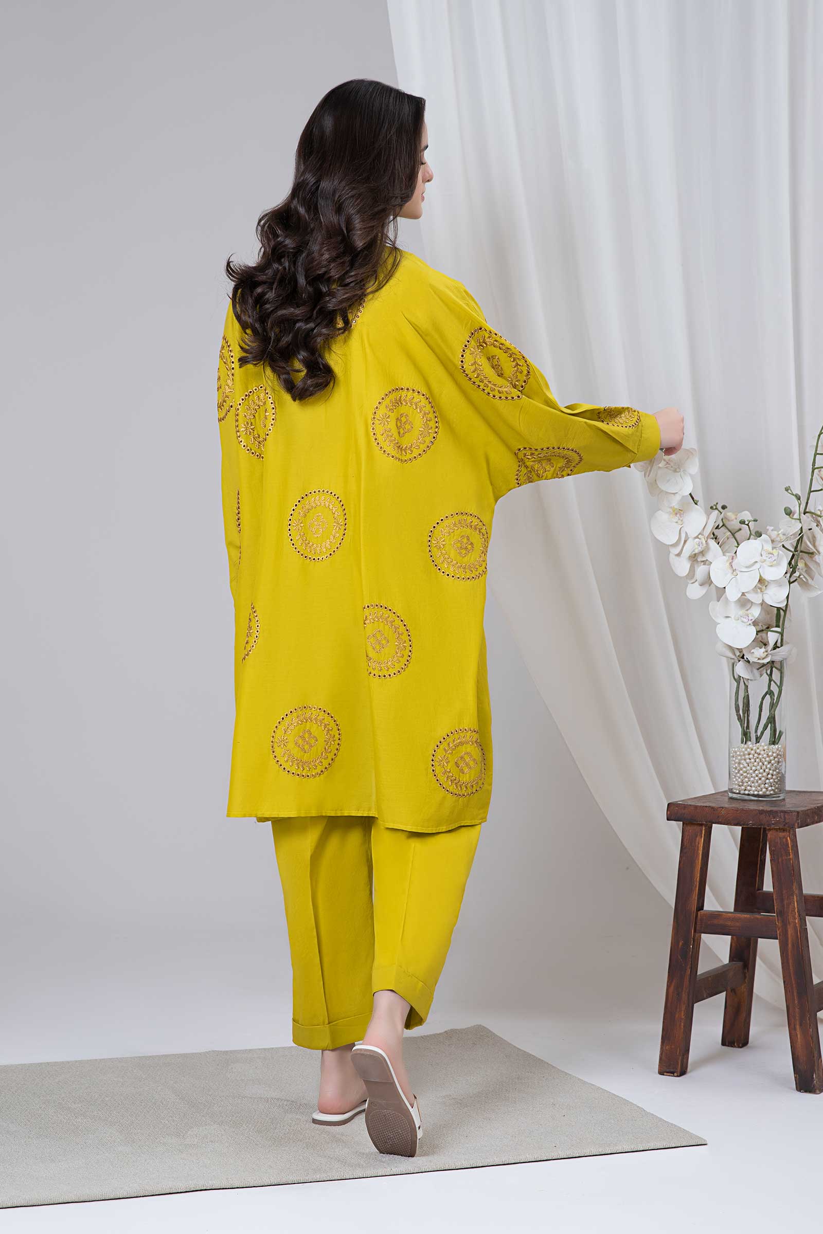 Embroidered Lawn Tunic - Image 8
