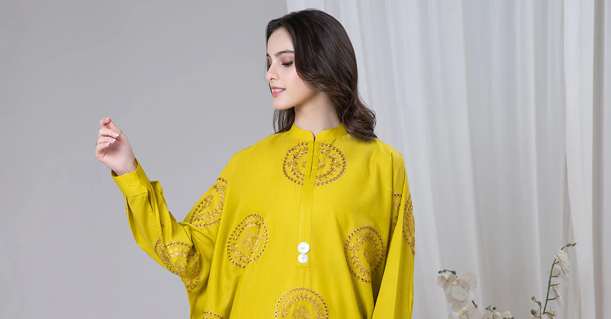 Embroidered Lawn Tunic - Image 9