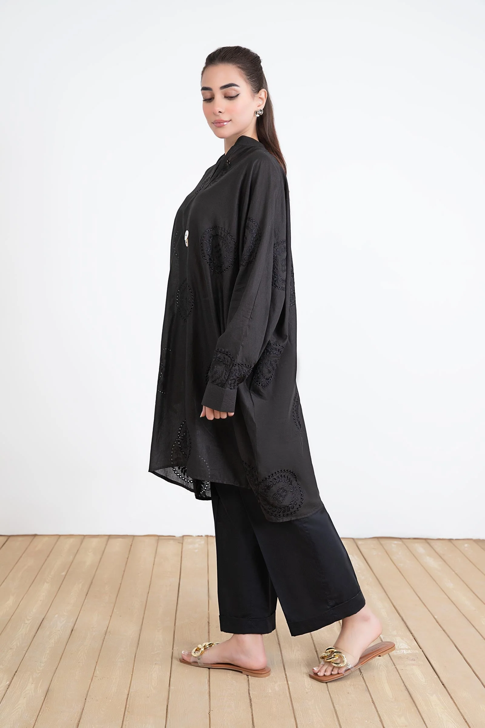 Embroidered Lawn Tunic - Image 8
