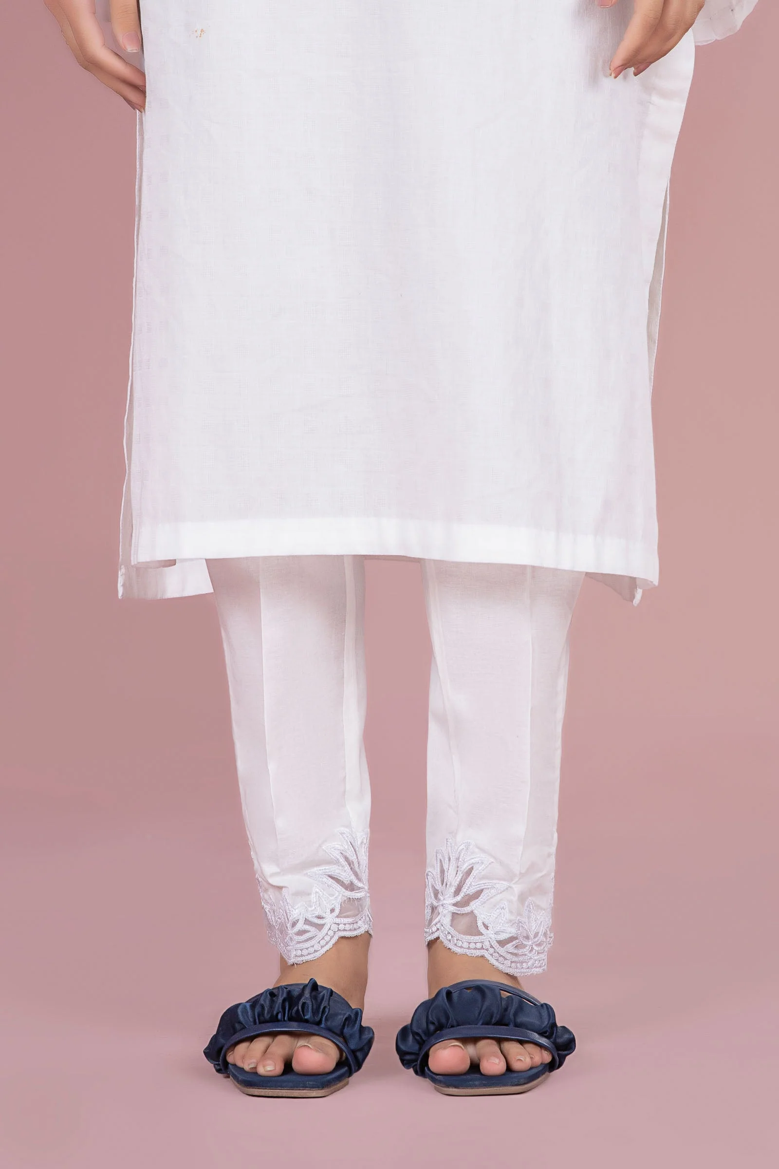 Cambric Straight Trousers - Image 2