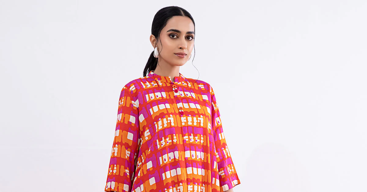 Printed Arabic Lawn Co-Ord Set - Image 8