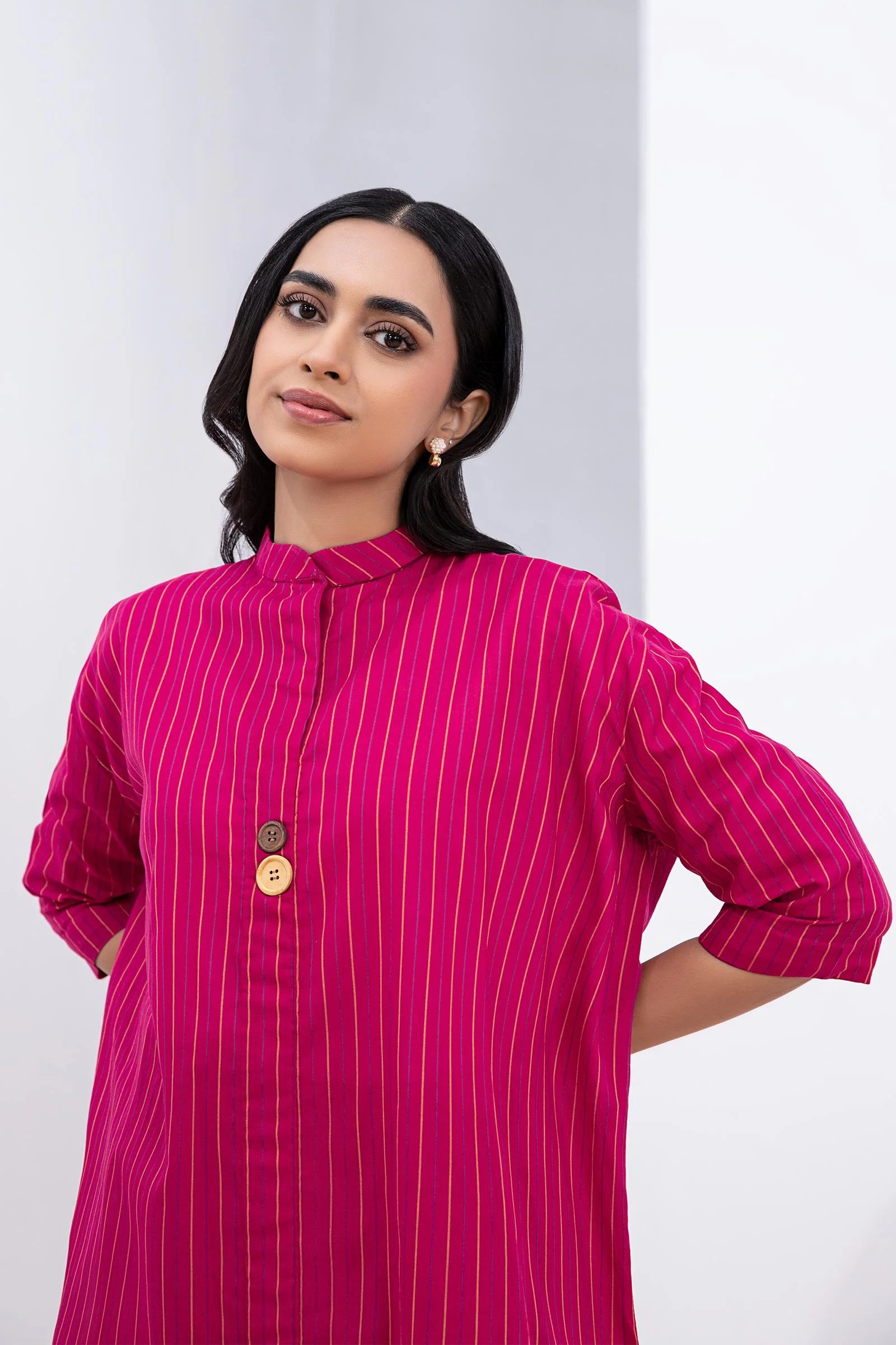 Dyed Arabic Lawn Co-Ord Set - Image 8