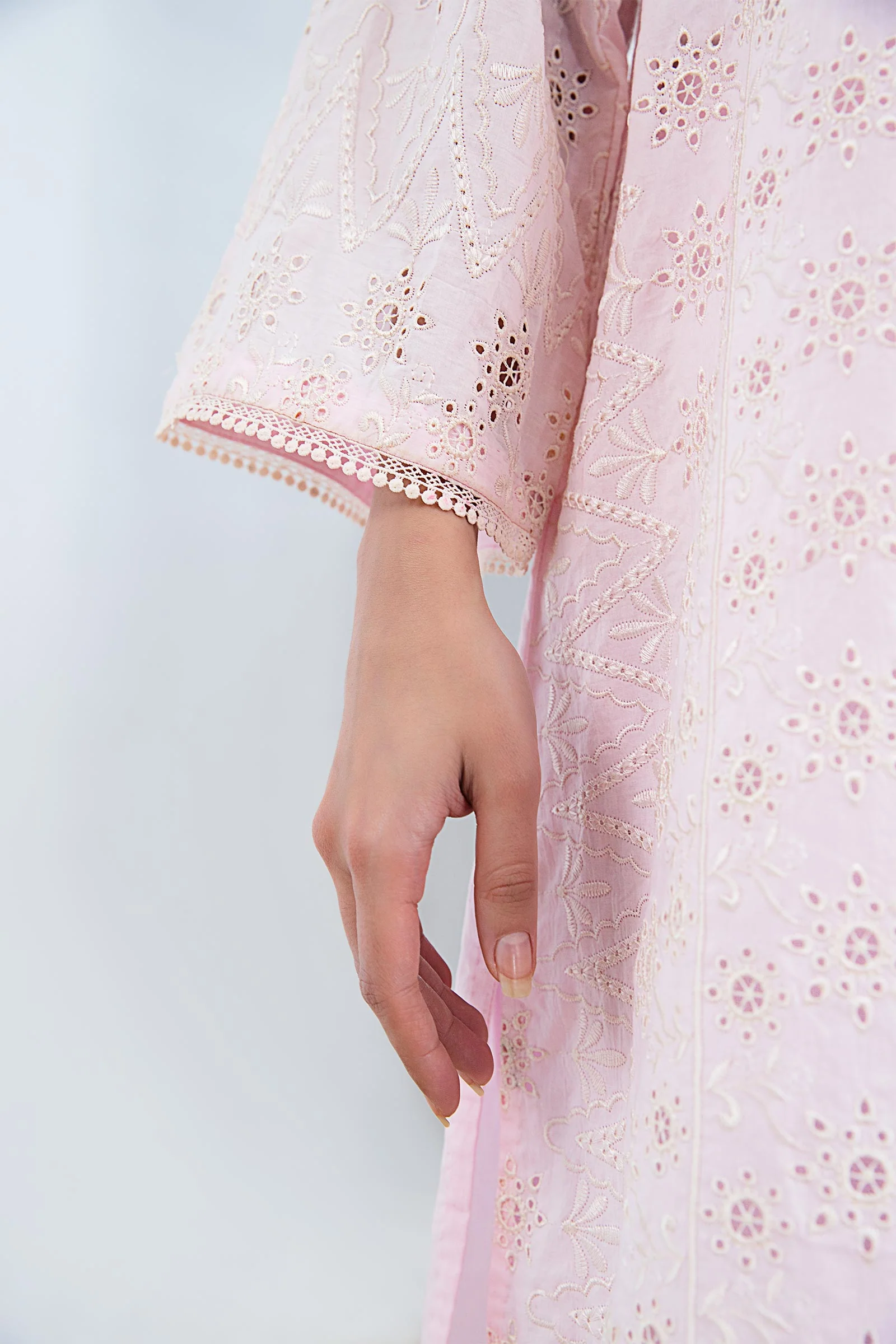 Embroidered Lawn Tunic Shirt - Image 5