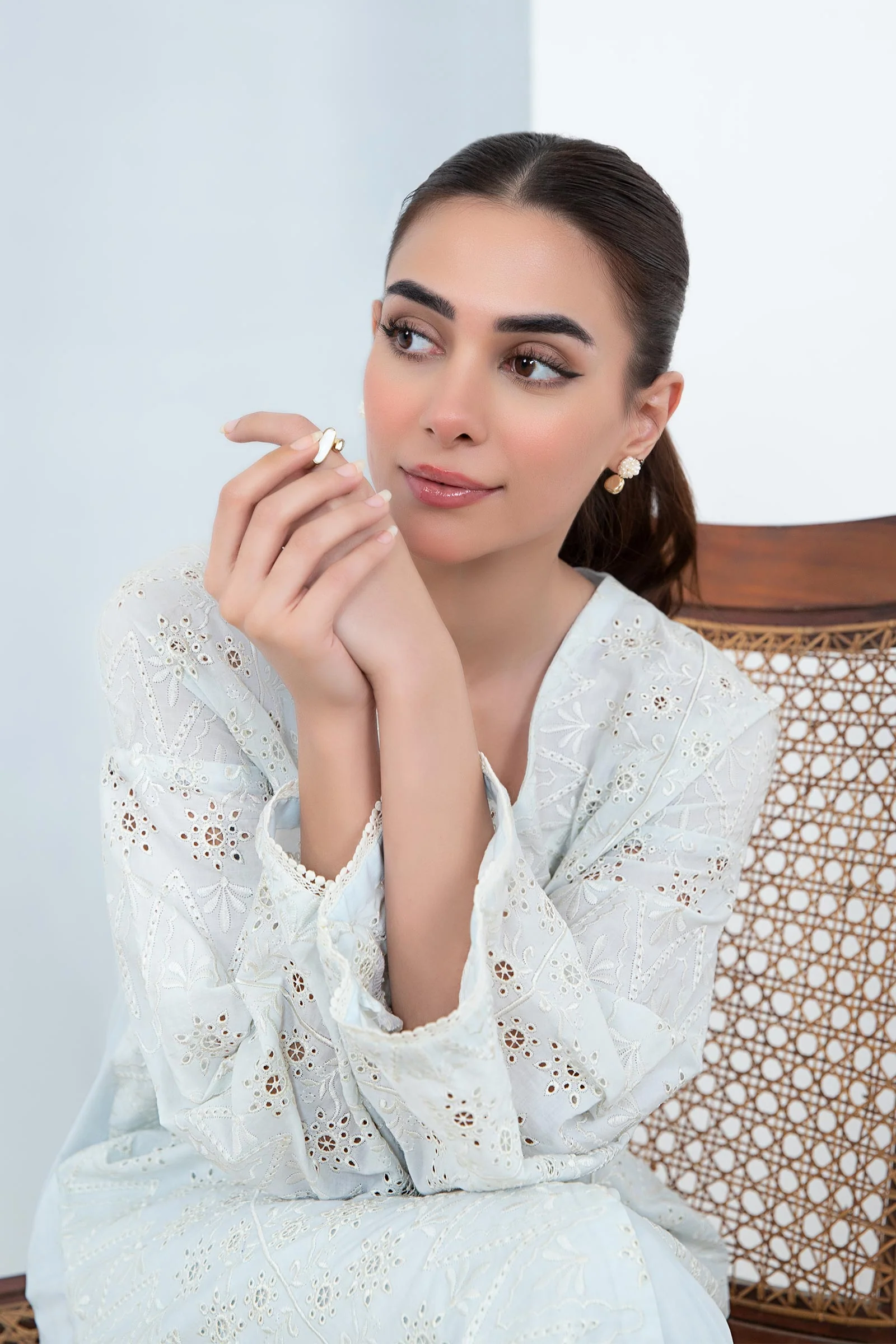 Embroidered Lawn Tunic Shirt