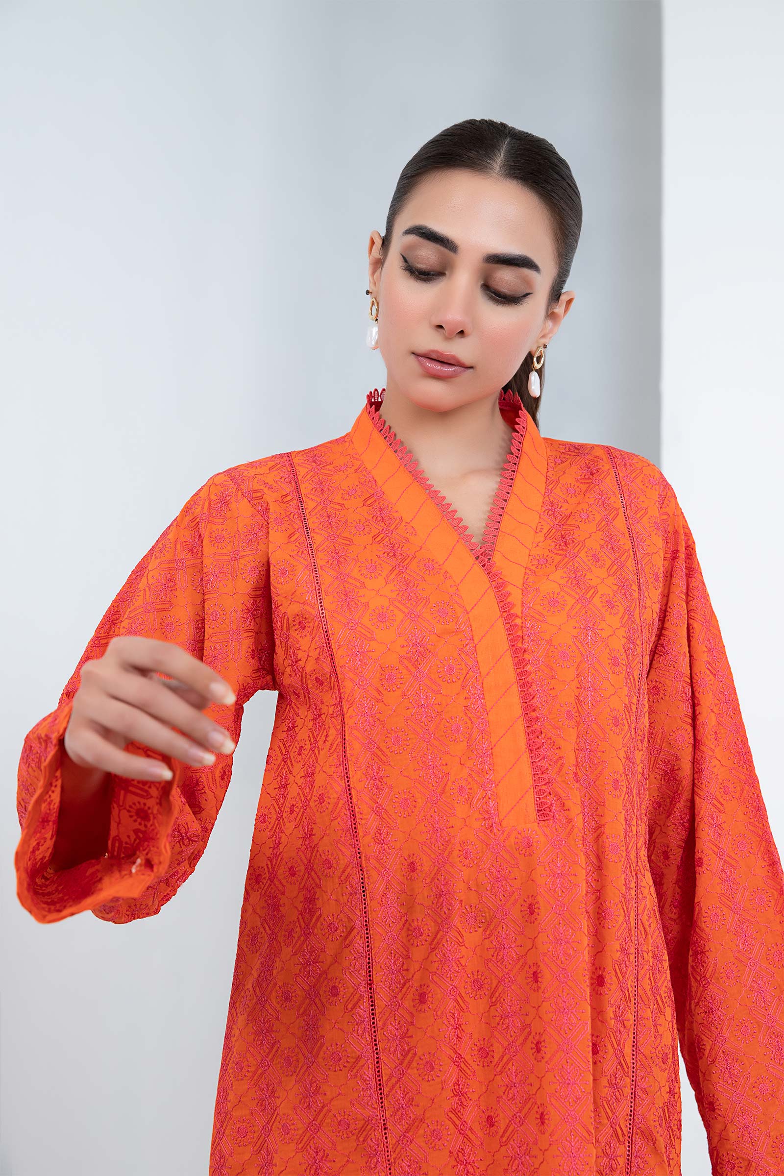 Embroidered Lawn Shirt - Image 3