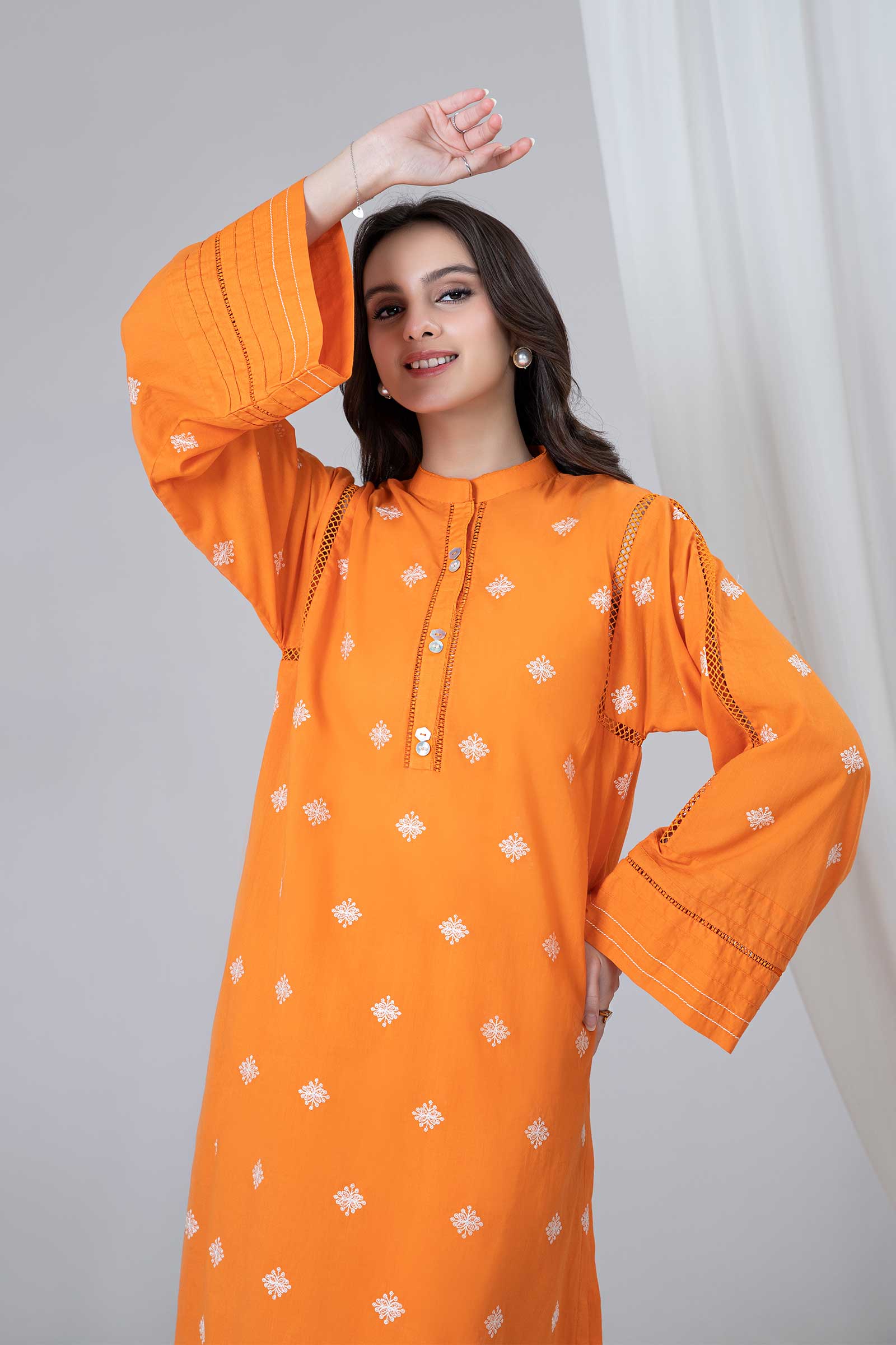 Embroidered Lawn Shirt - Image 2