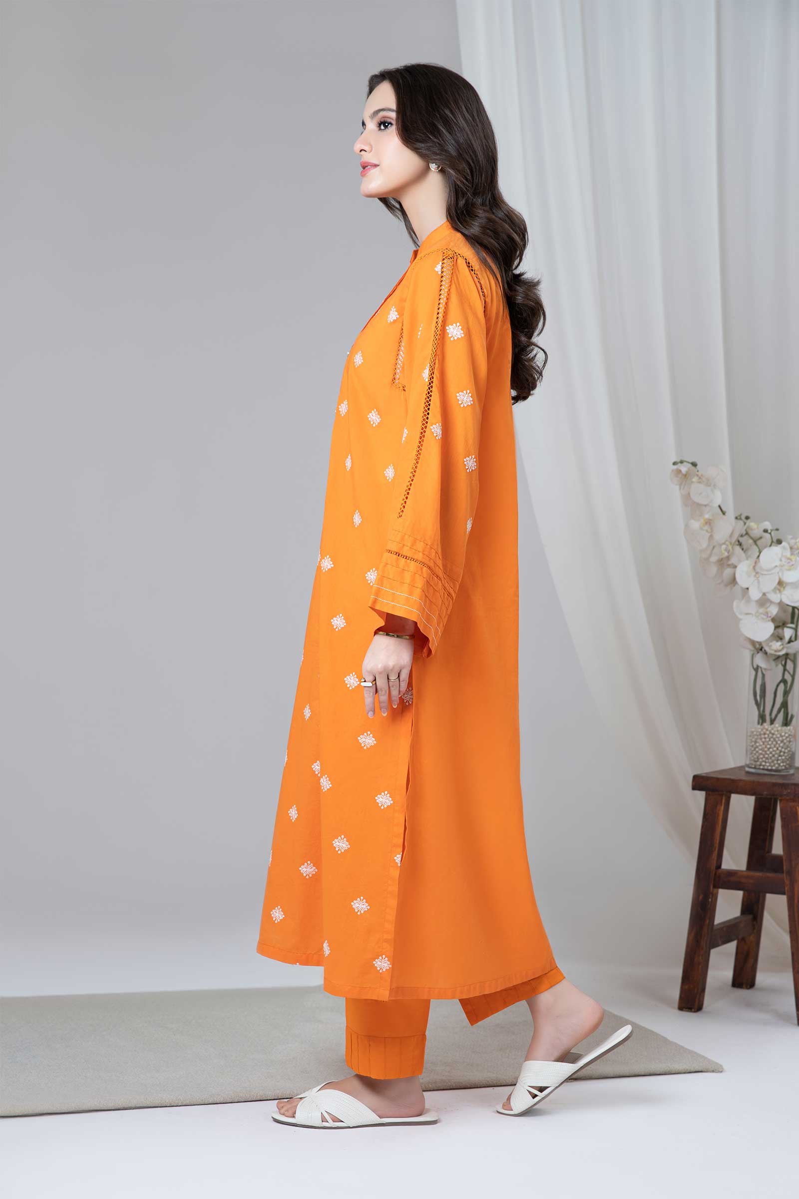 Embroidered Lawn Shirt - Image 7