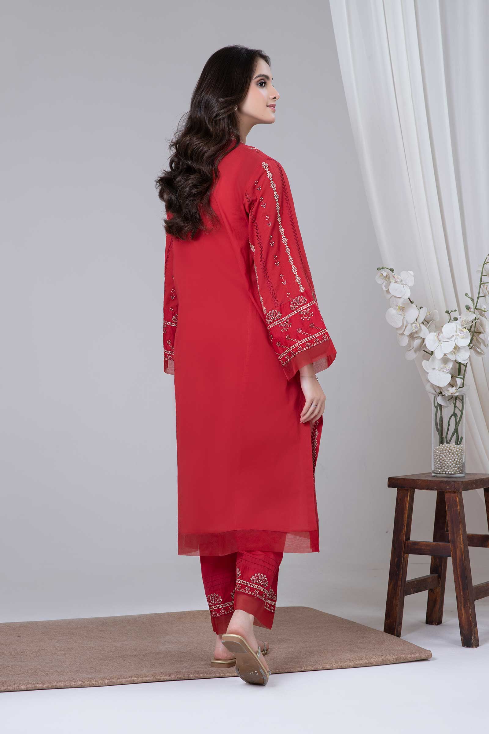 2 Piece Embroidered Lawn Suit - Image 7
