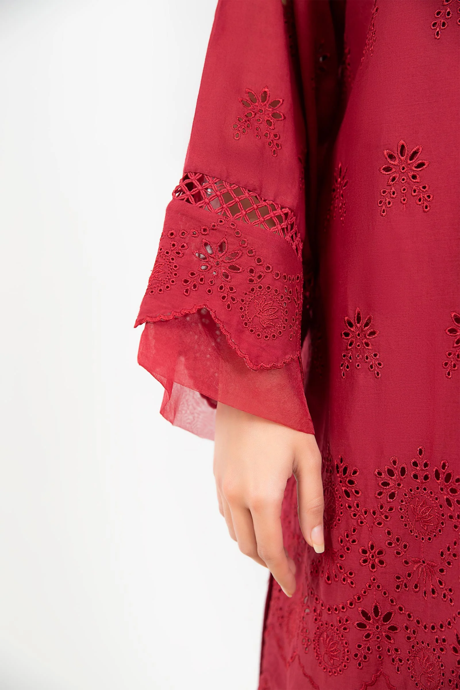 Embroidered Lawn Kurta - Image 5