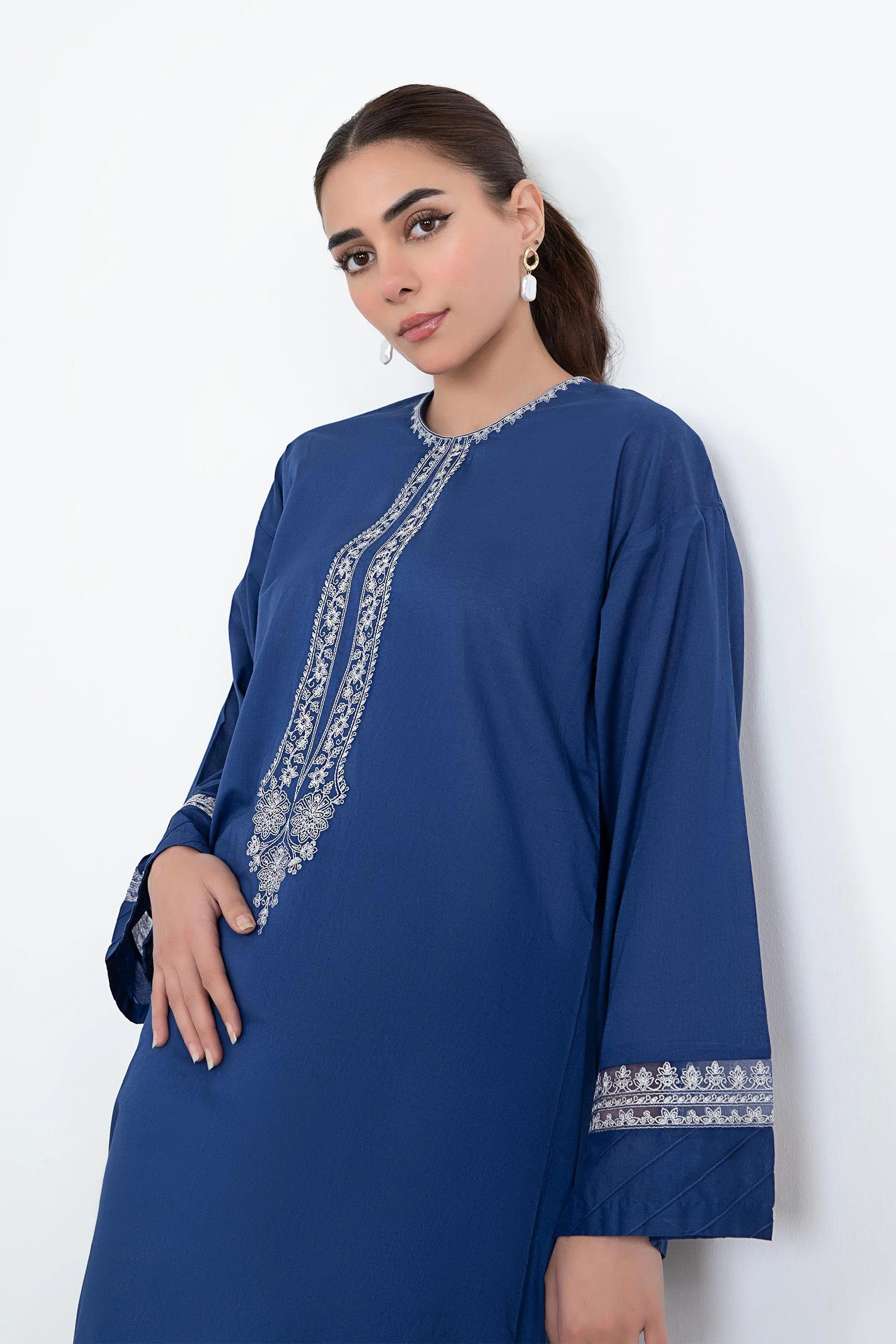 Dyed Lawn Shirt - Image 3