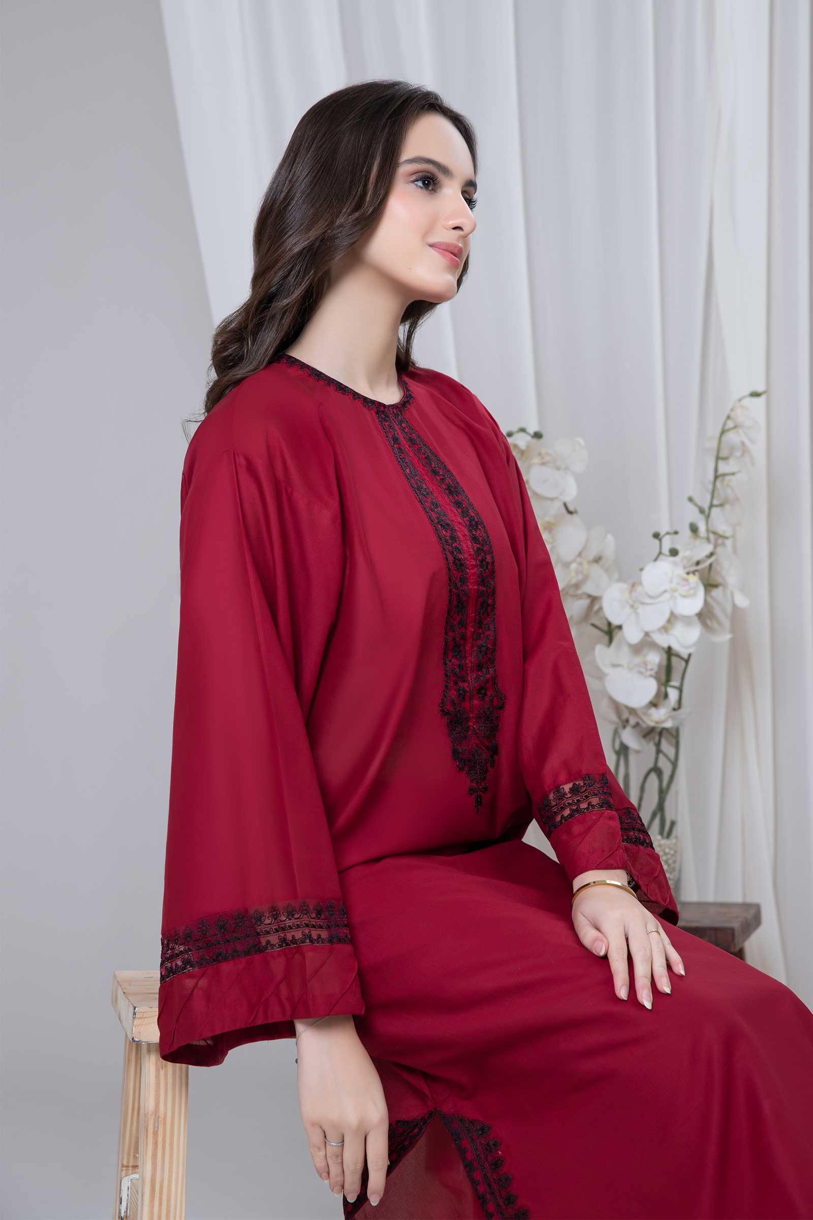 Dyed Lawn Shirt - Image 4