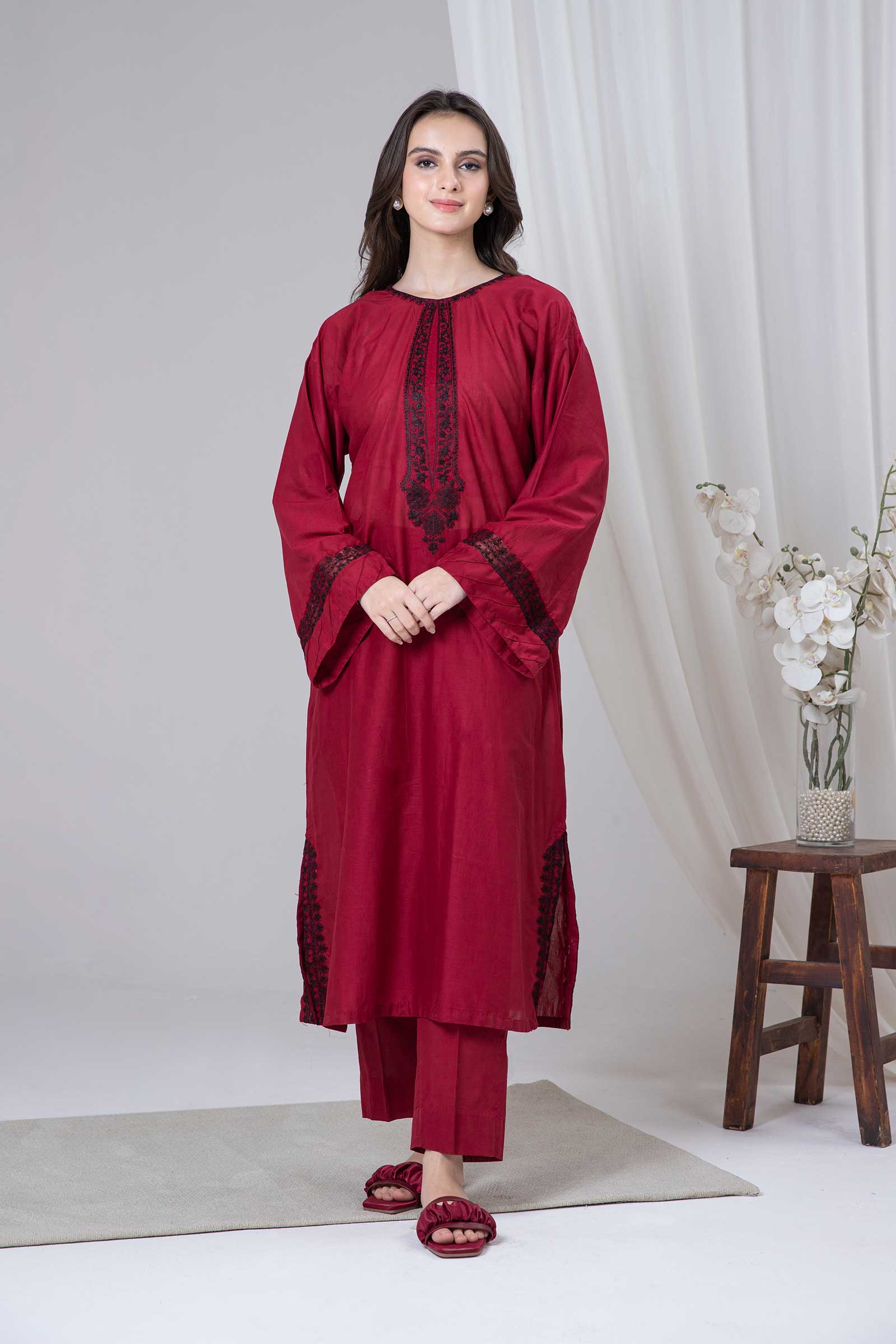 Dyed Lawn Shirt - Image 7