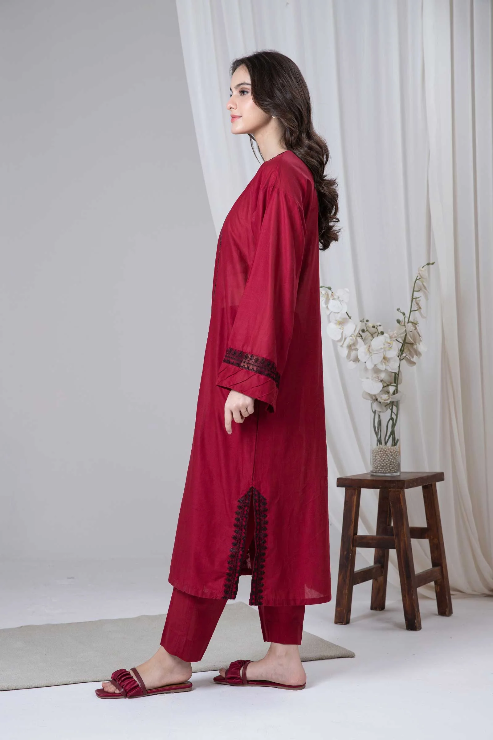 Dyed Lawn Shirt - Image 8
