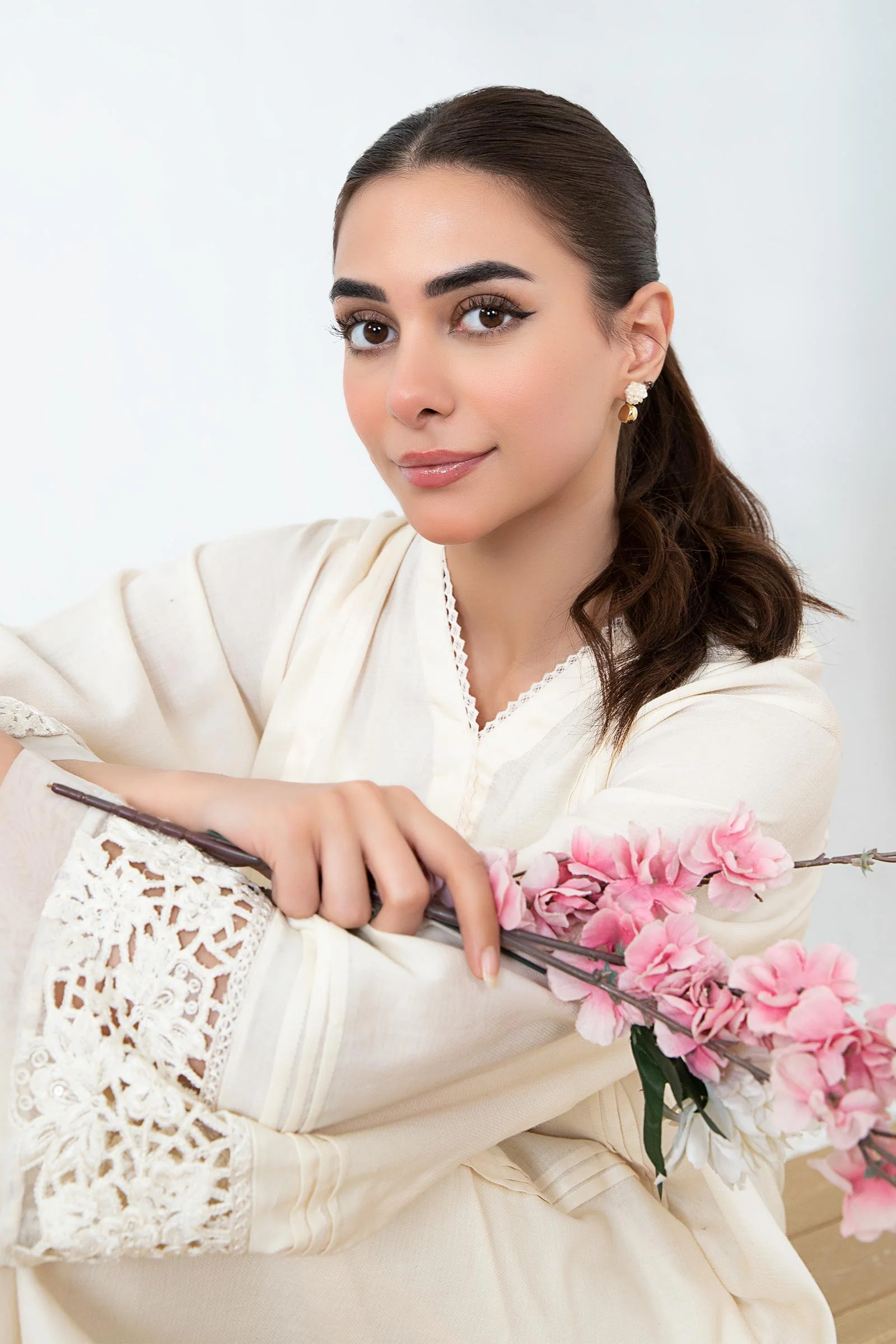 2 Piece Embroidered Dobby Lawn Suit - Image 3