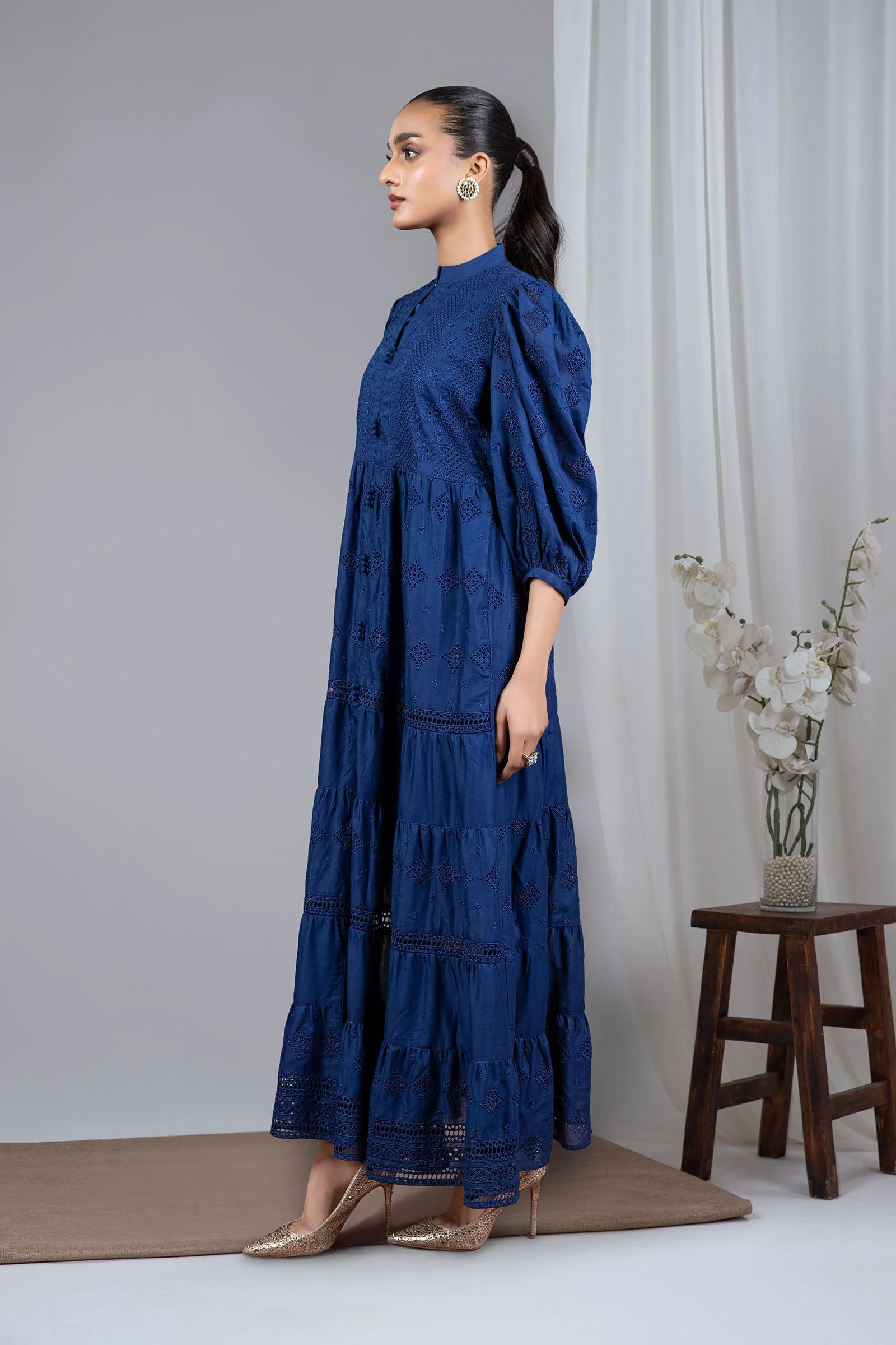 Embroidered Lawn Dress - Image 3