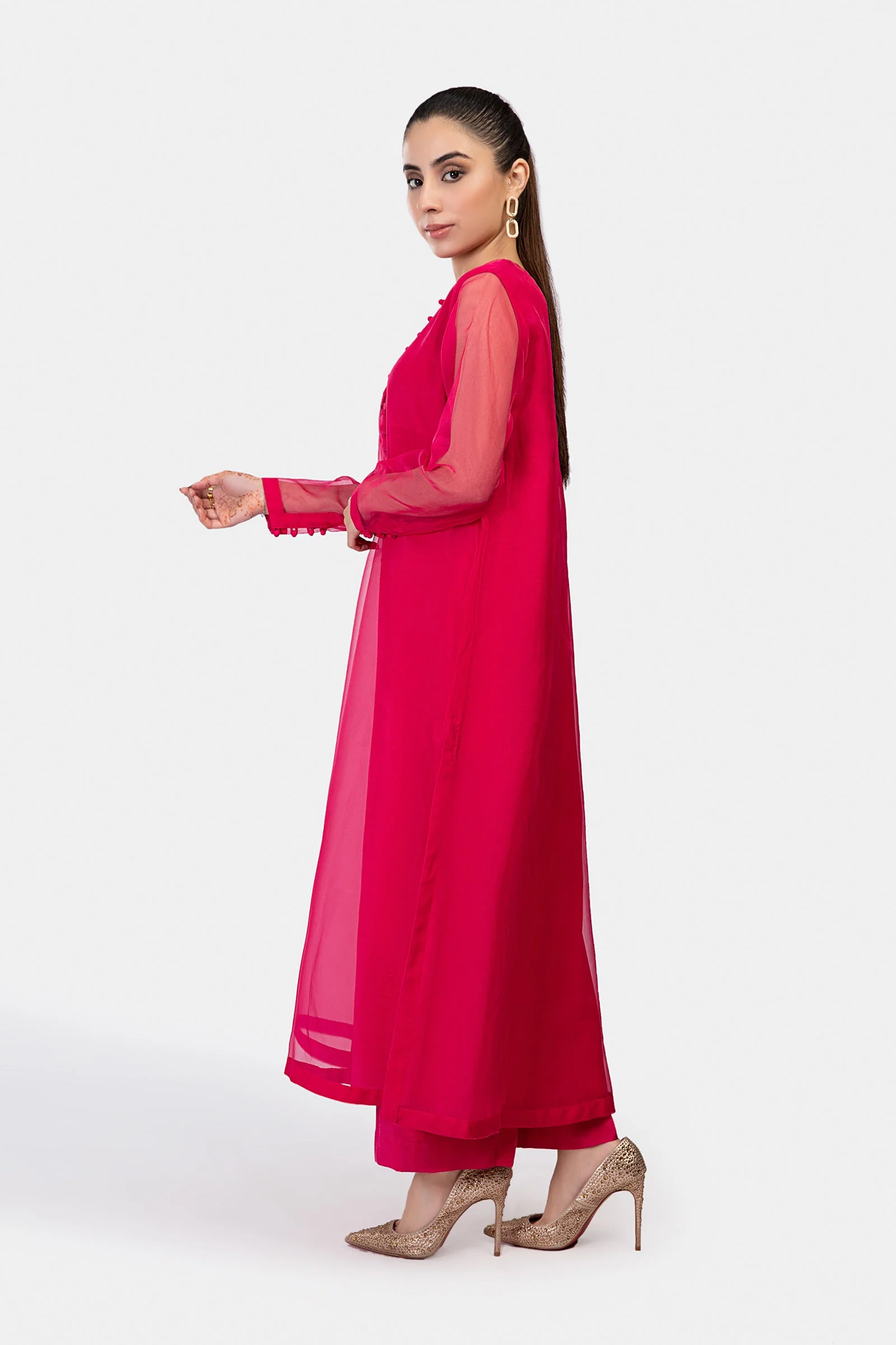 Suit Hot Pink MB-F23-307 - Image 3