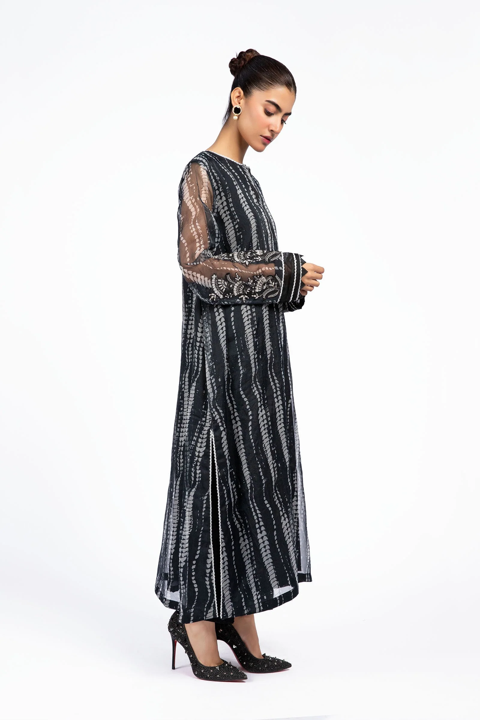 Dyed Organza Shirt | MB-F23-404 - Image 6