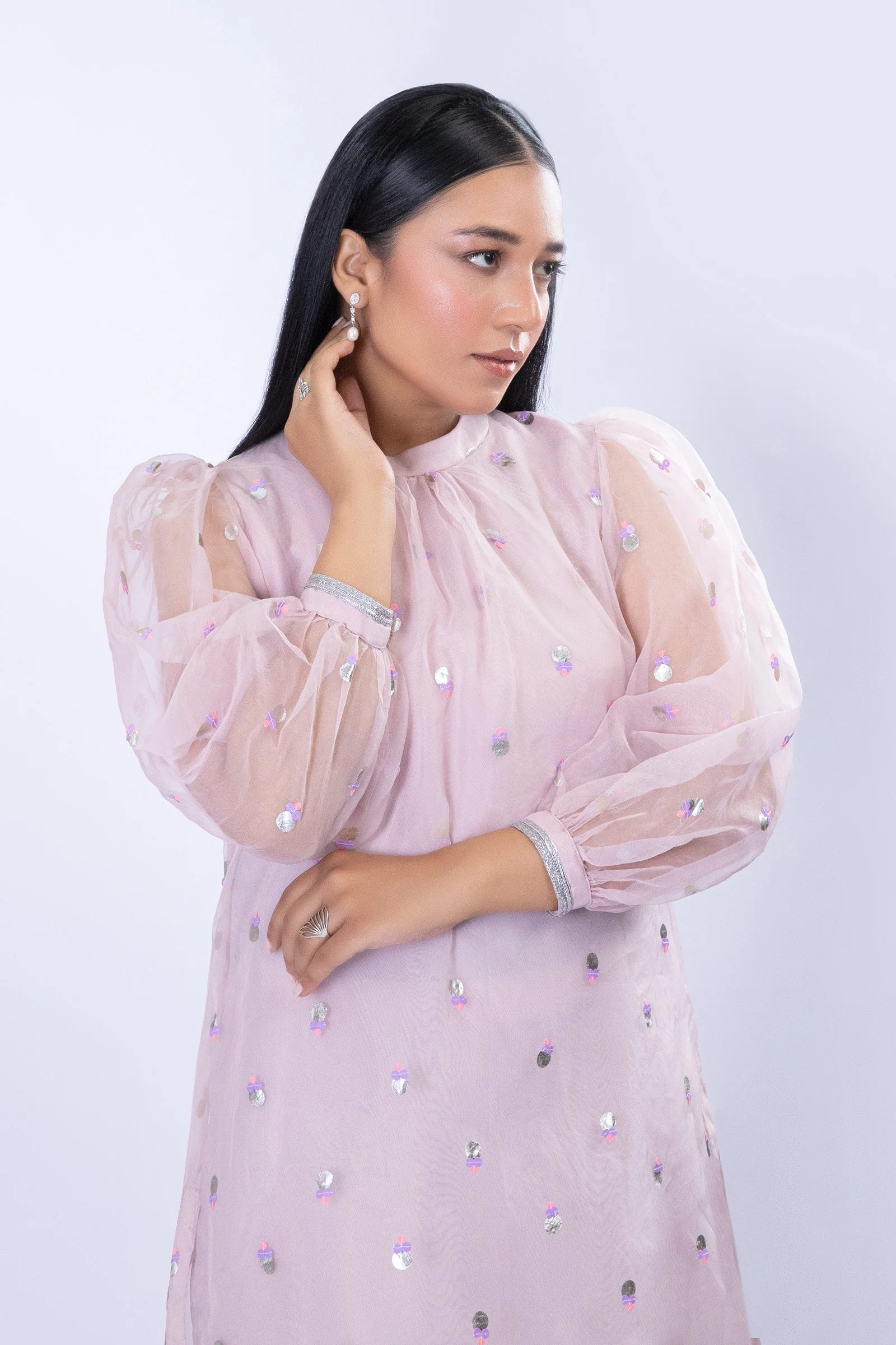 2 Piece Shirt with Culottes pants - Image 2