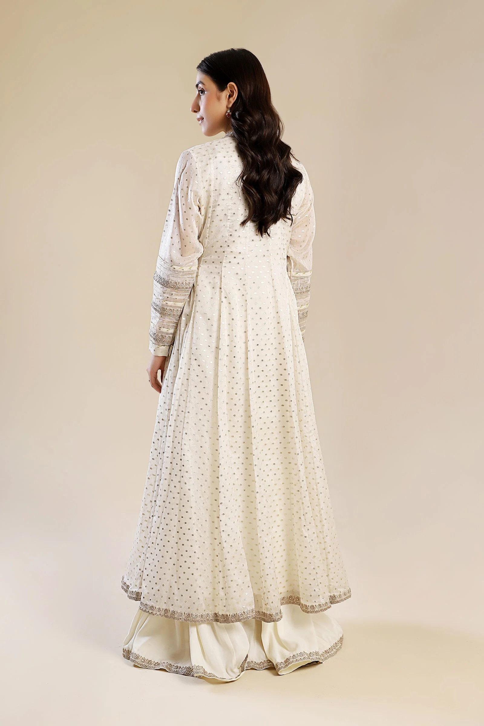 2 Pc Embroidered Organza Suit - Image 11