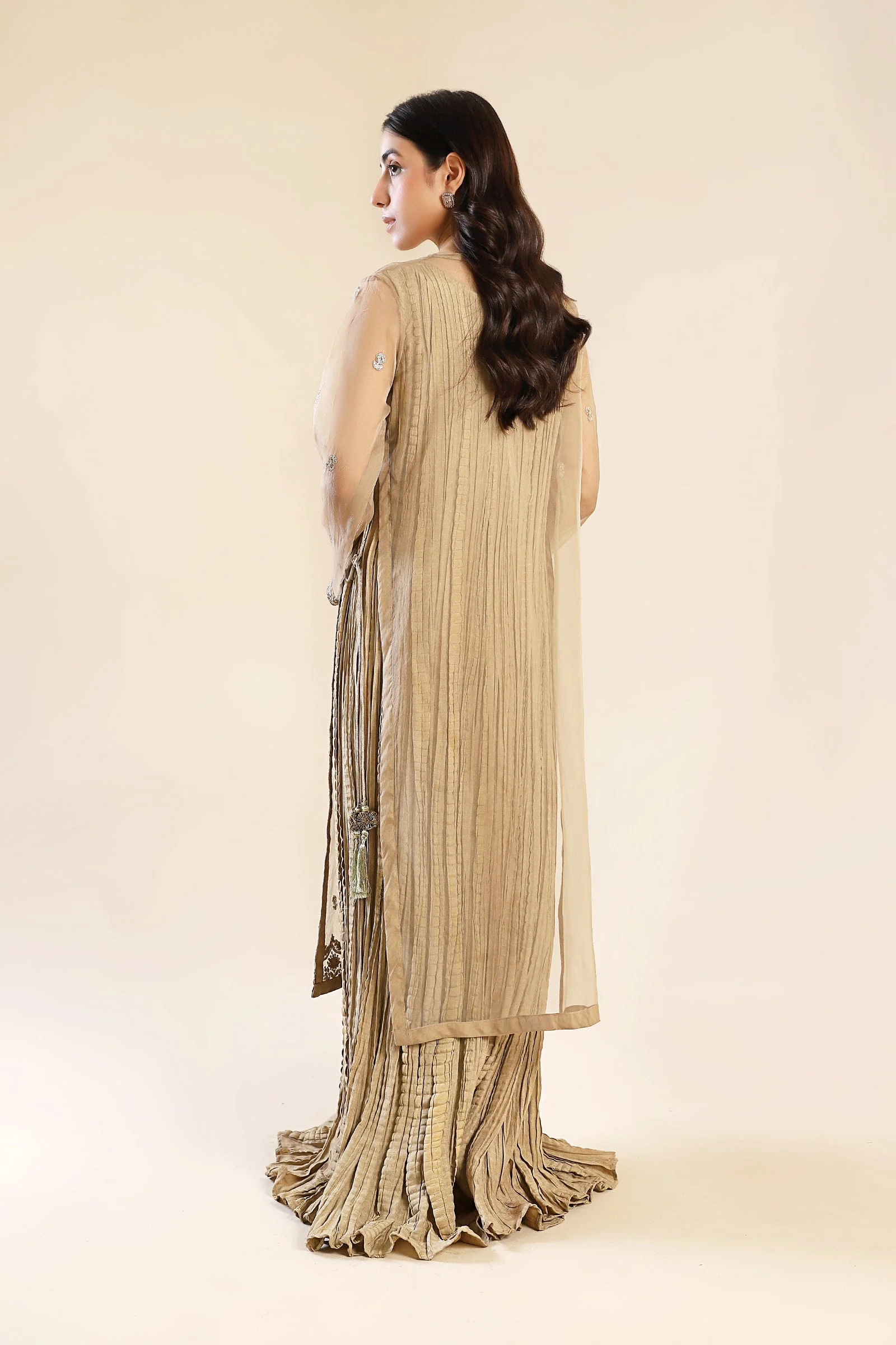 Embroidered Organza Shirt - Image 11