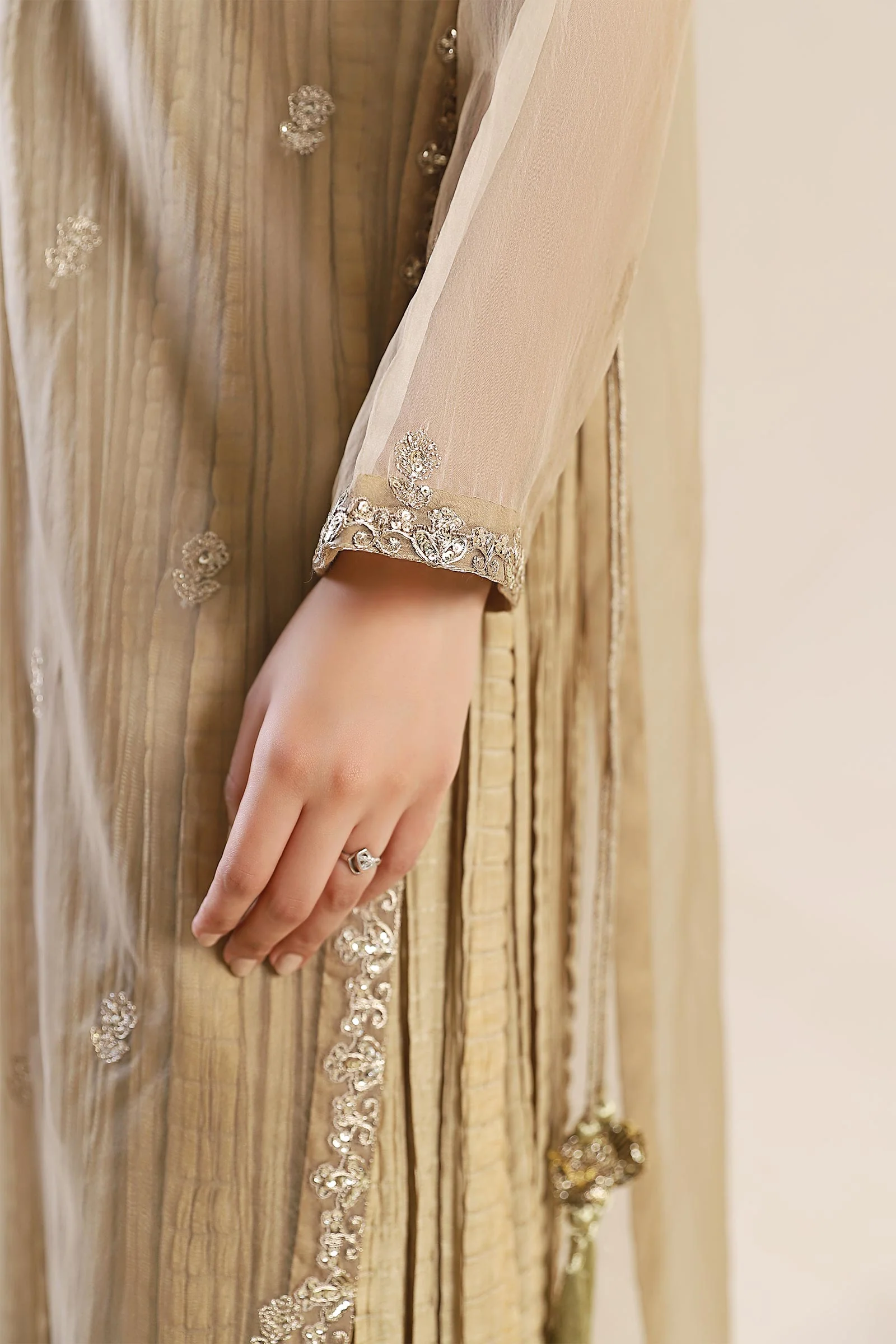 Embroidered Organza Shirt - Image 7