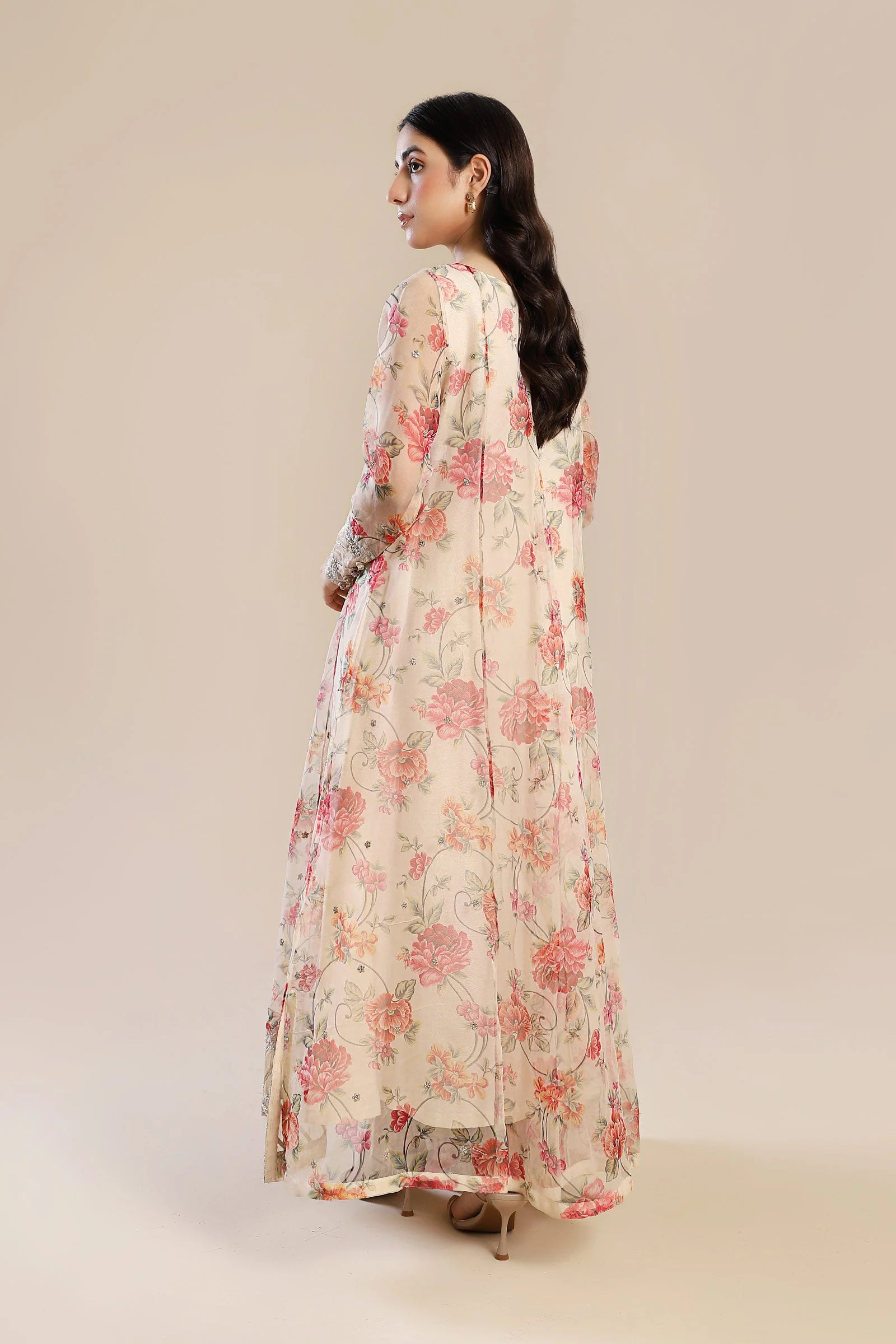 2 Pc Printed Organza Suit - Image 10