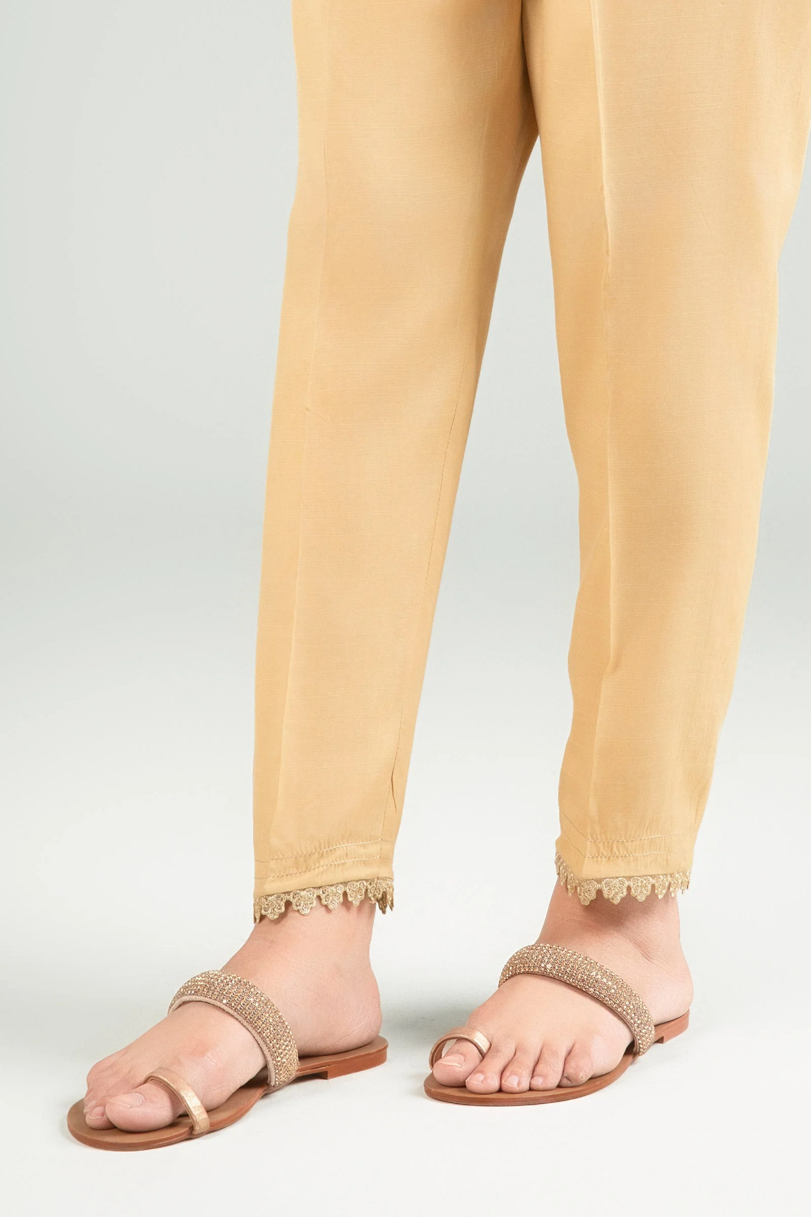 Dyed Raw Silk Trouser - Image 2