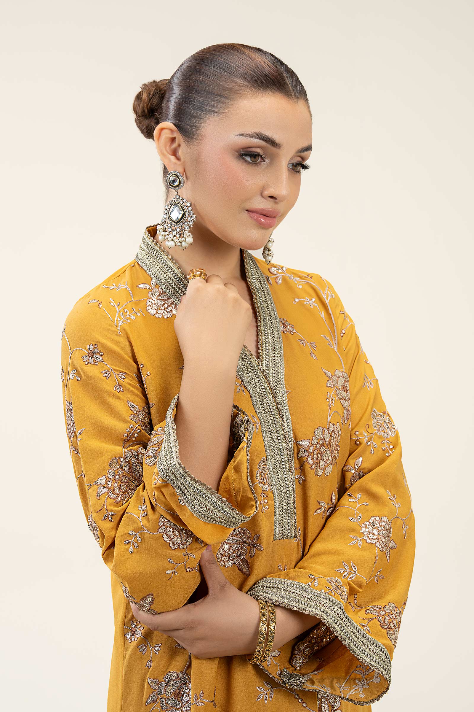 2 Pc Embroidered Georgette Suit - Image 3