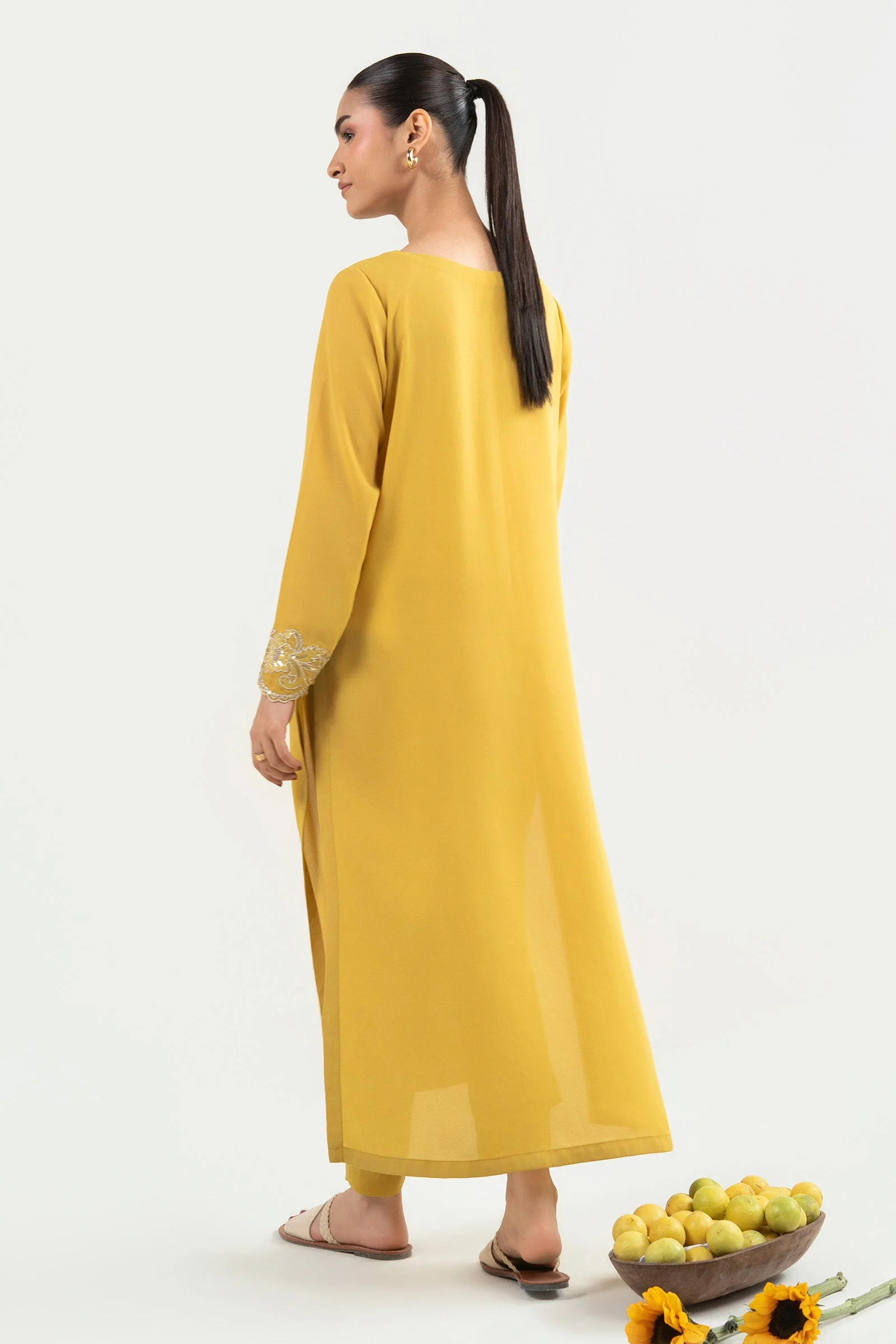 2 Pc Embroidered Georgette Suit - Image 6