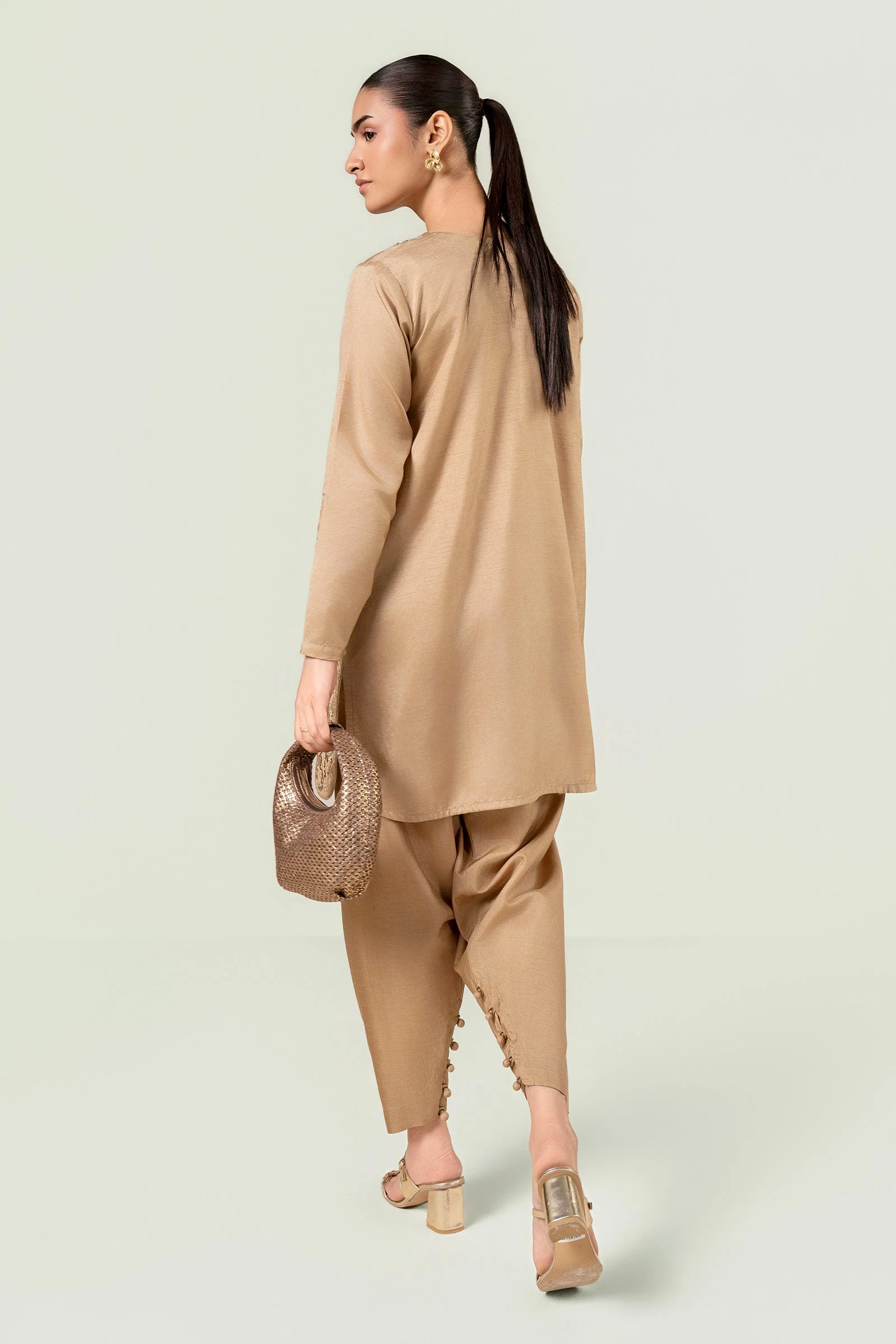 2 Pc Embellished Bamberg Raw Silk Suit - Image 15