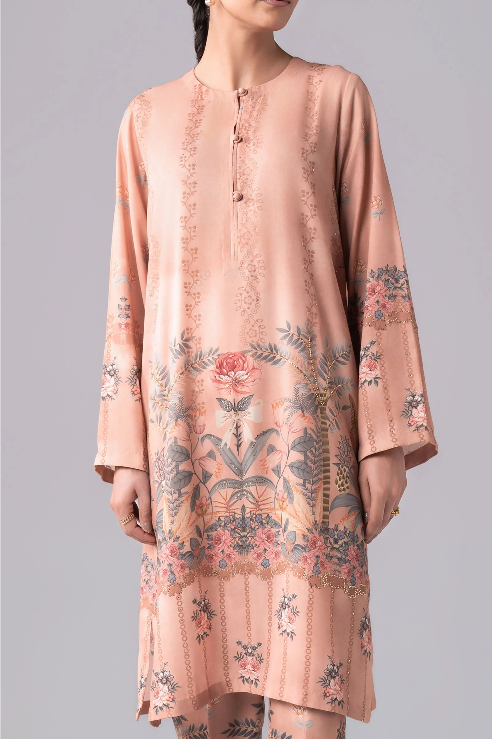 2 Pc Printed Georgette Suit - Image 15